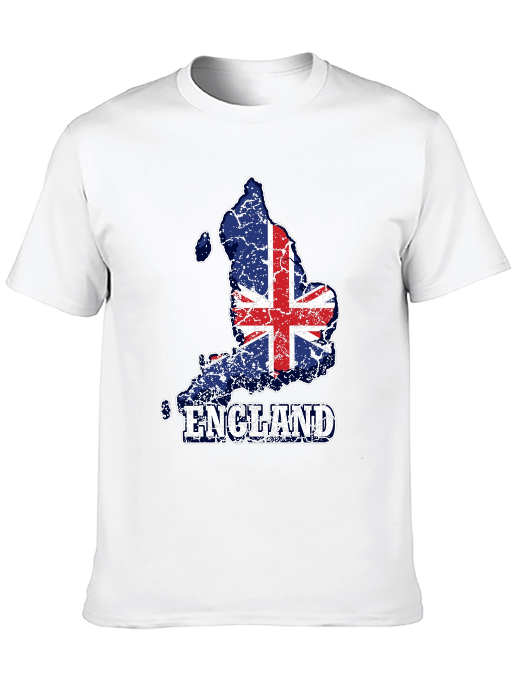England Flag Map T-Shirt