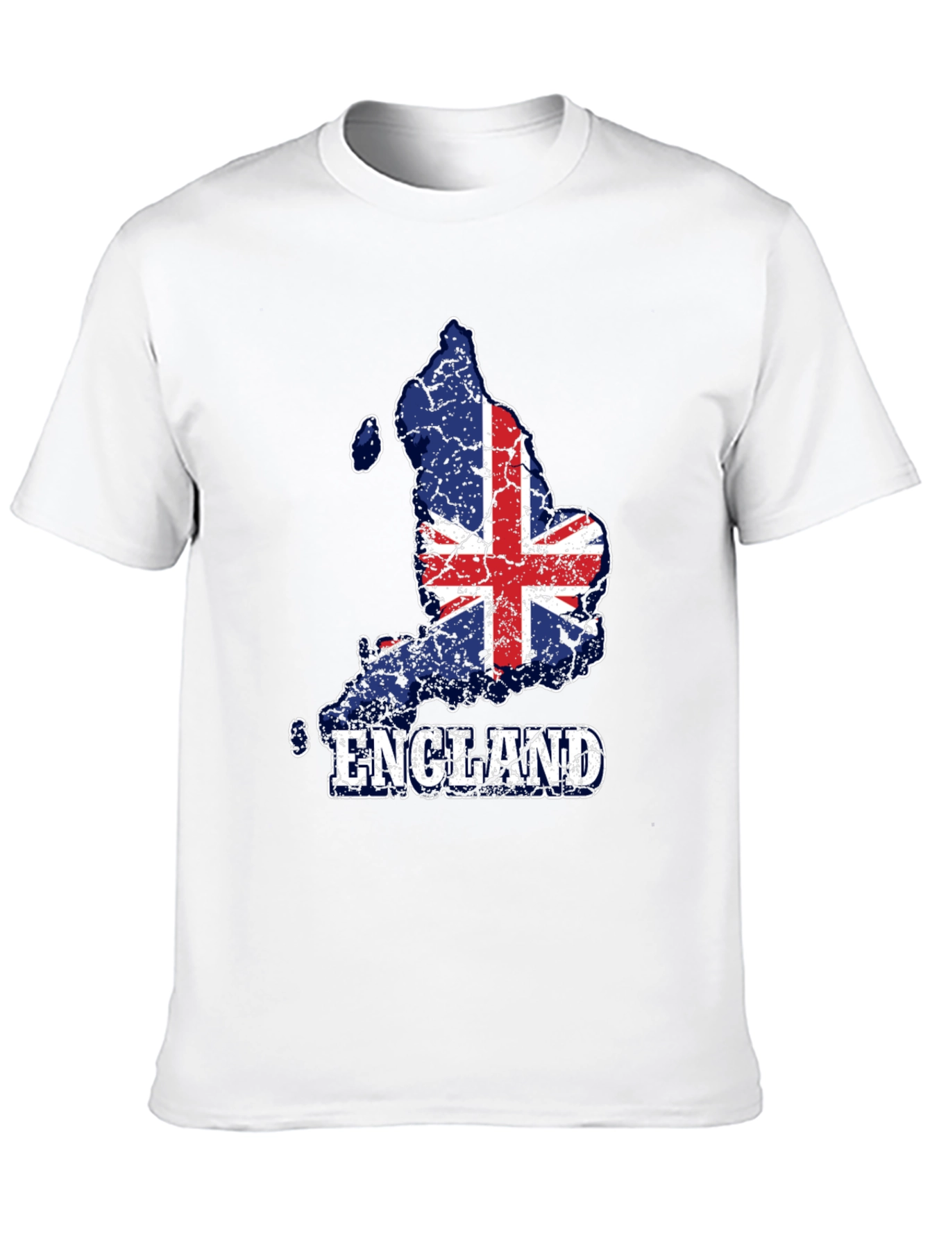 England Flag Map T-Shirt