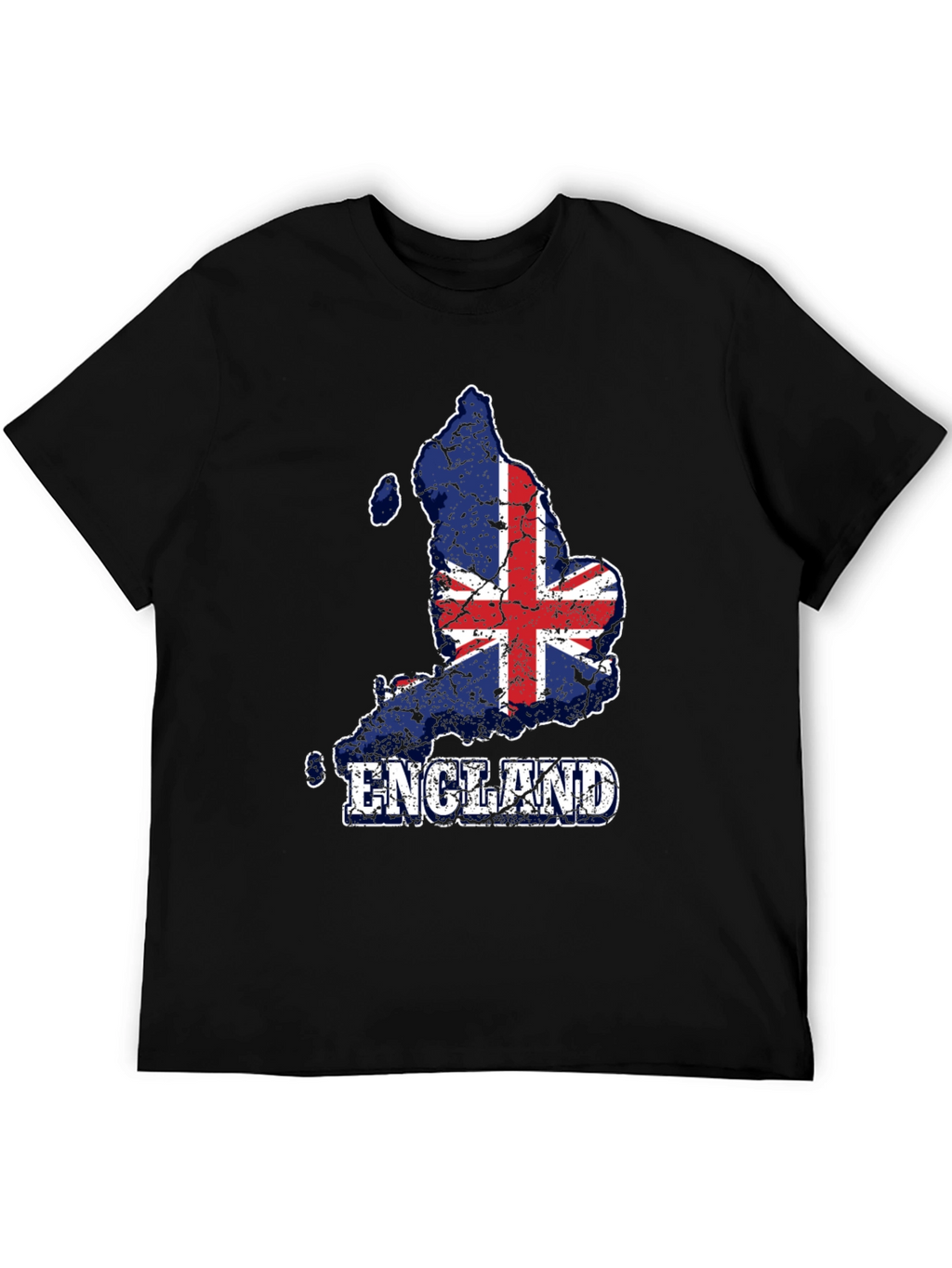 England Flag Map T-Shirt