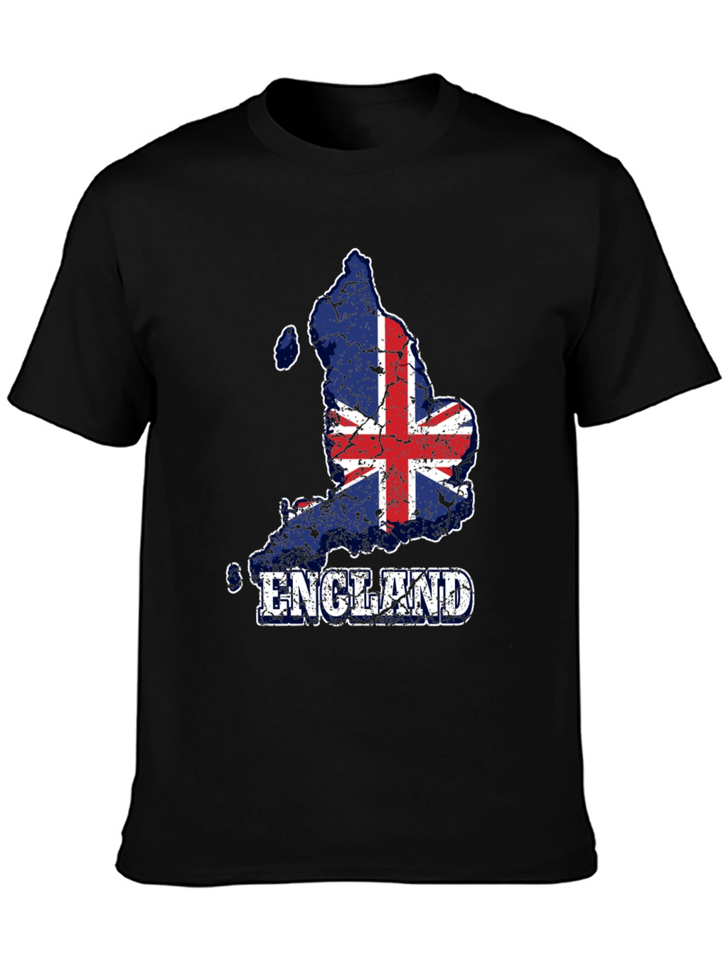 England Flag Map T-Shirt