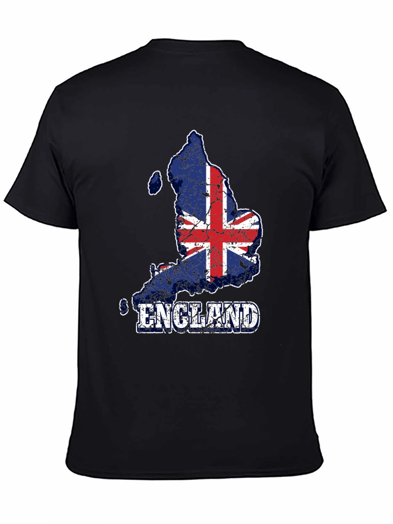 England Flag Map T-Shirt