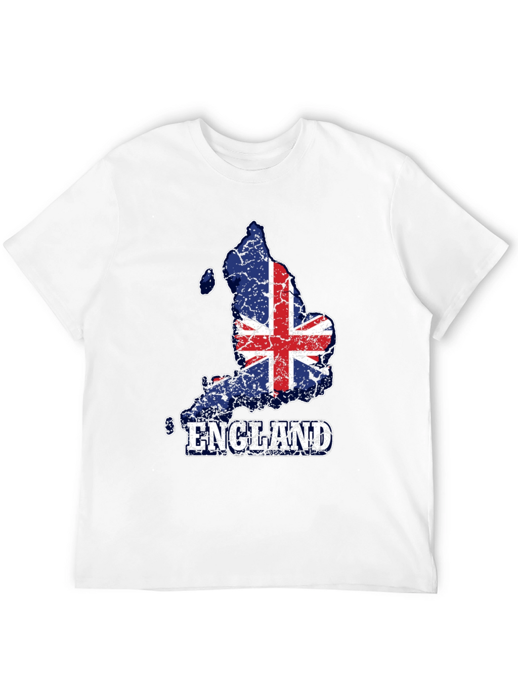 England Flag Map T-Shirt