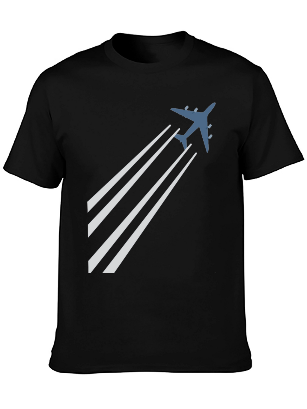 Airplane Flight Path Graphic Tee