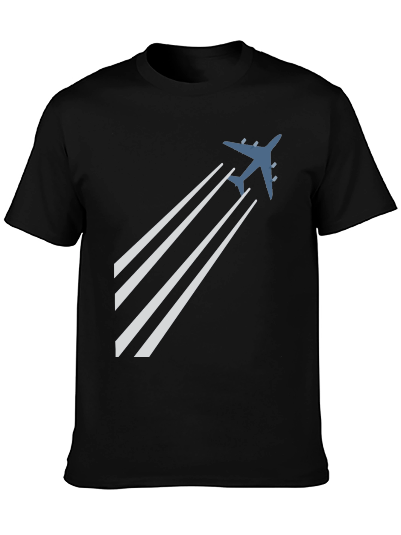 Airplane Flight Path Graphic Tee