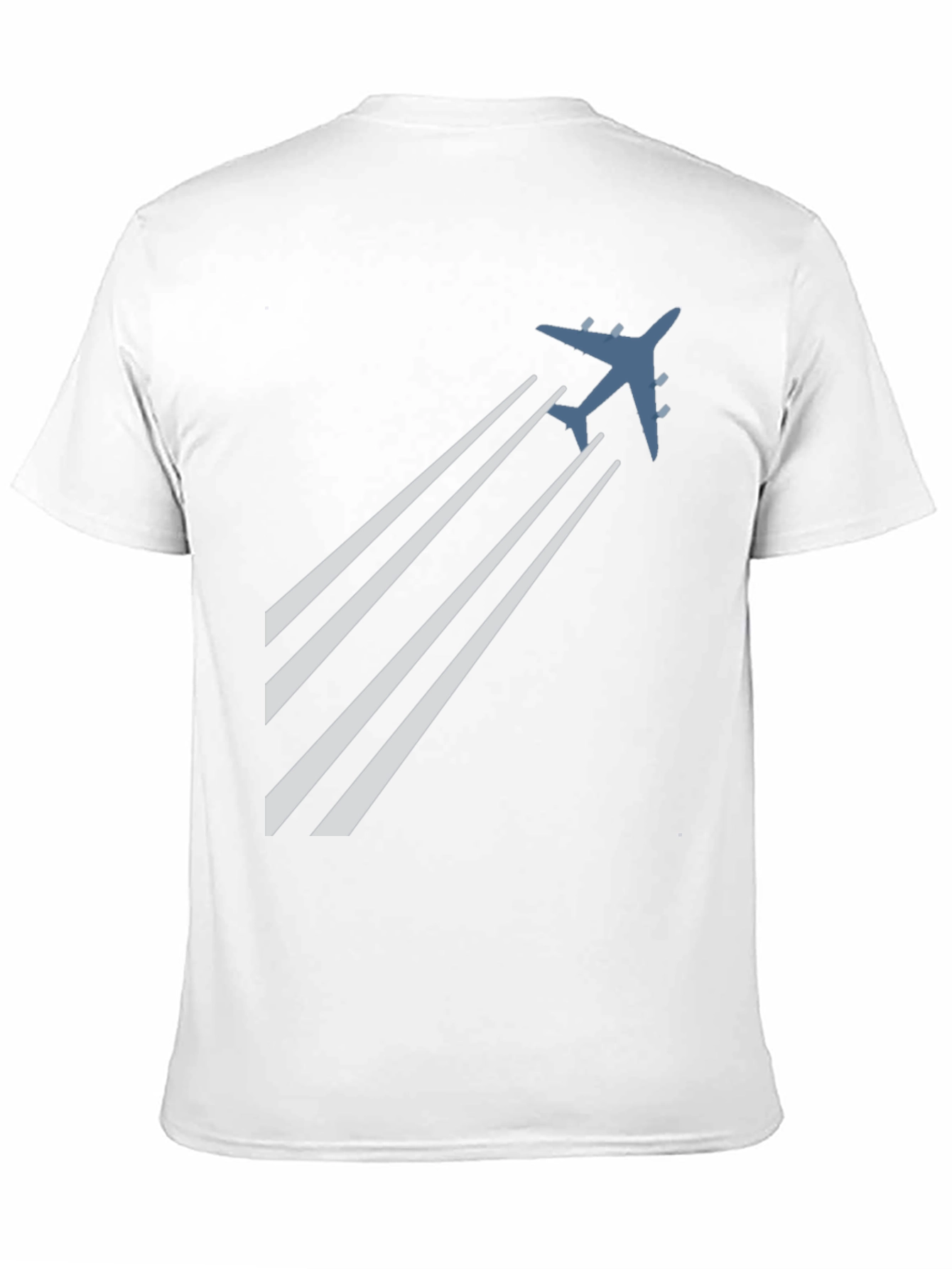 Airplane Flight Path Graphic Tee