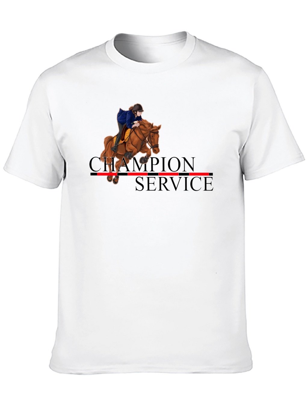 Equestrian Champion Service Black T-Shirt