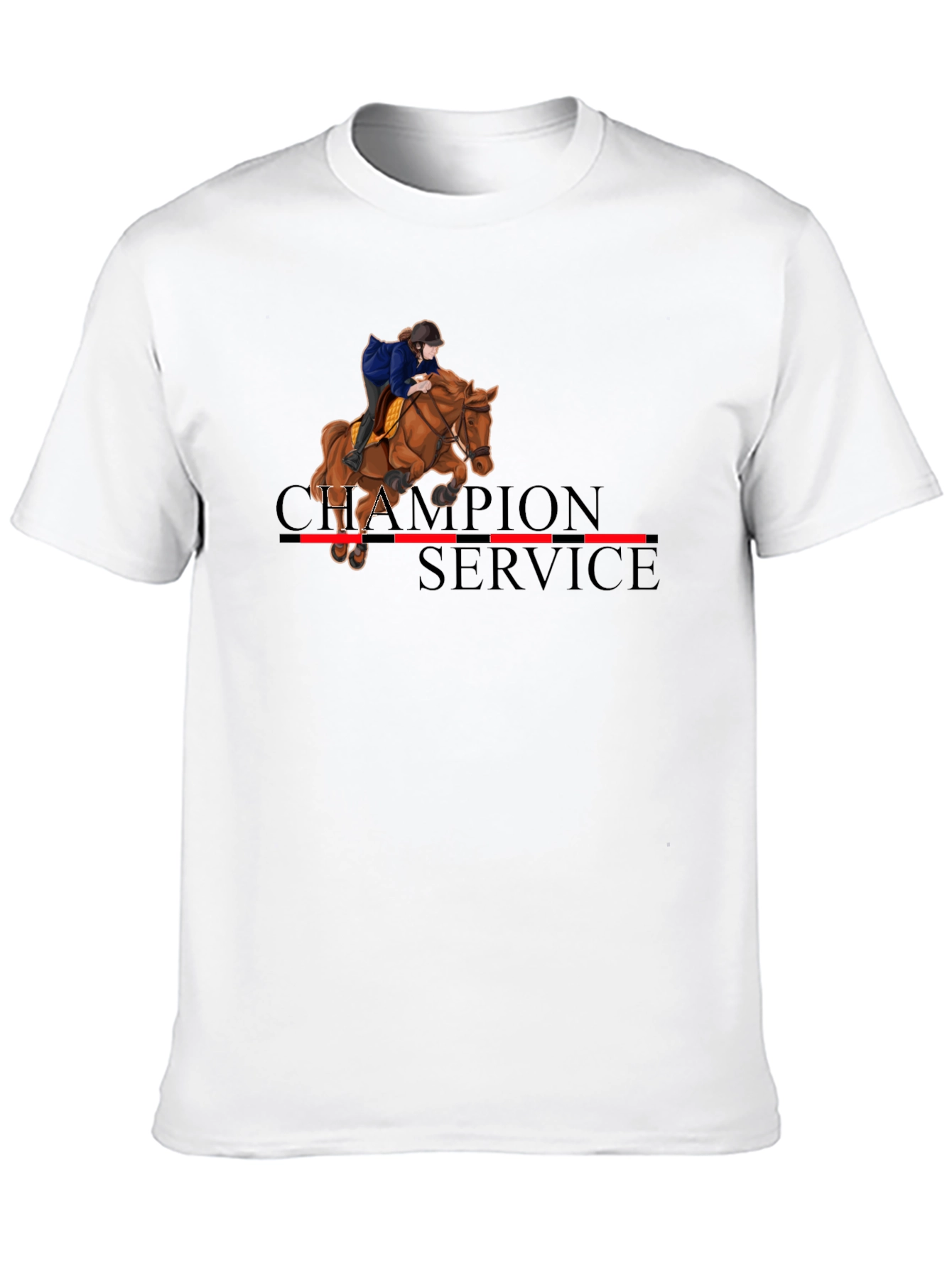 Equestrian Champion Service Black T-Shirt