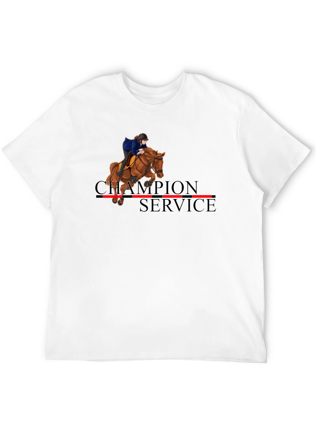 Equestrian Champion Service Black T-Shirt