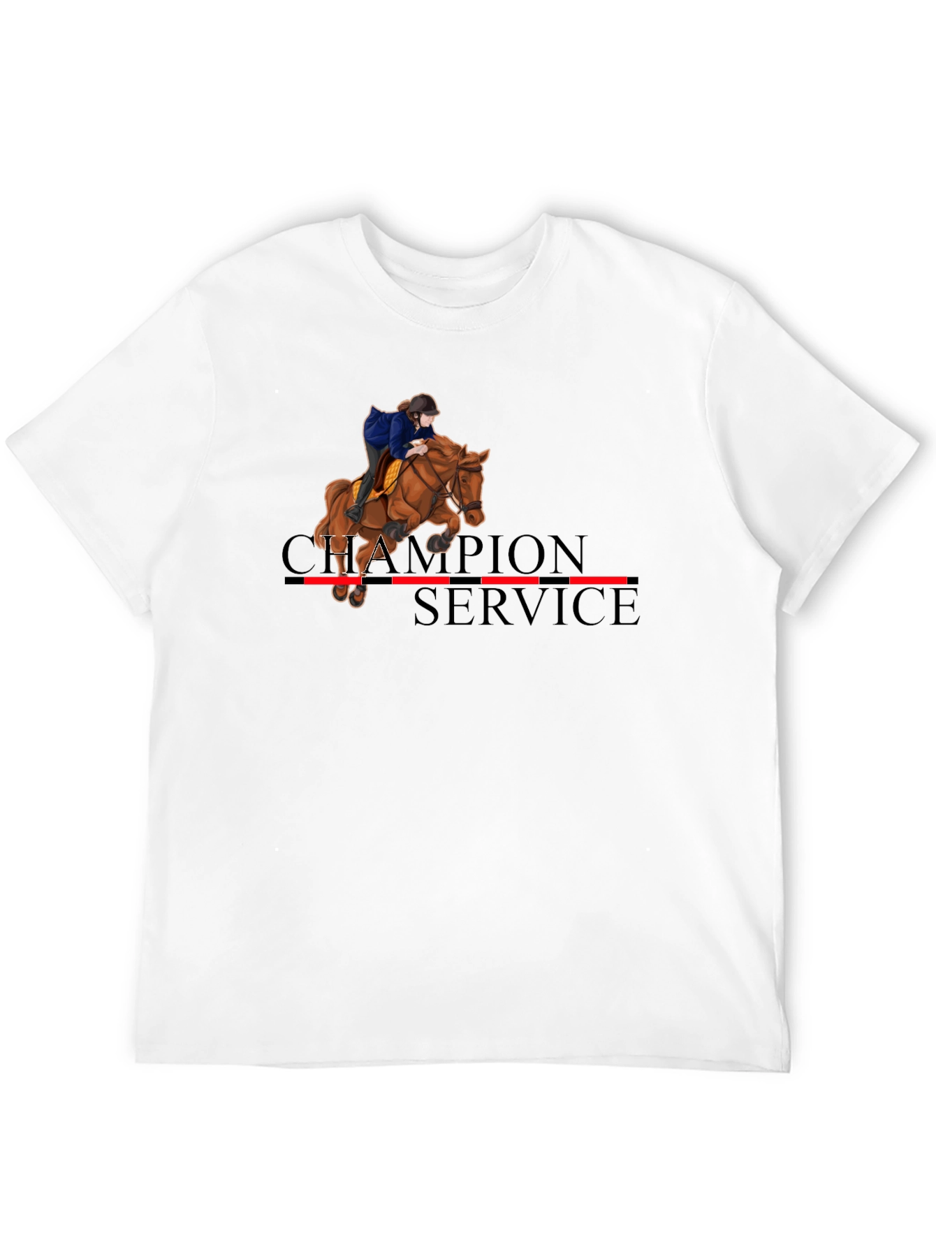 Equestrian Champion Service Black T-Shirt
