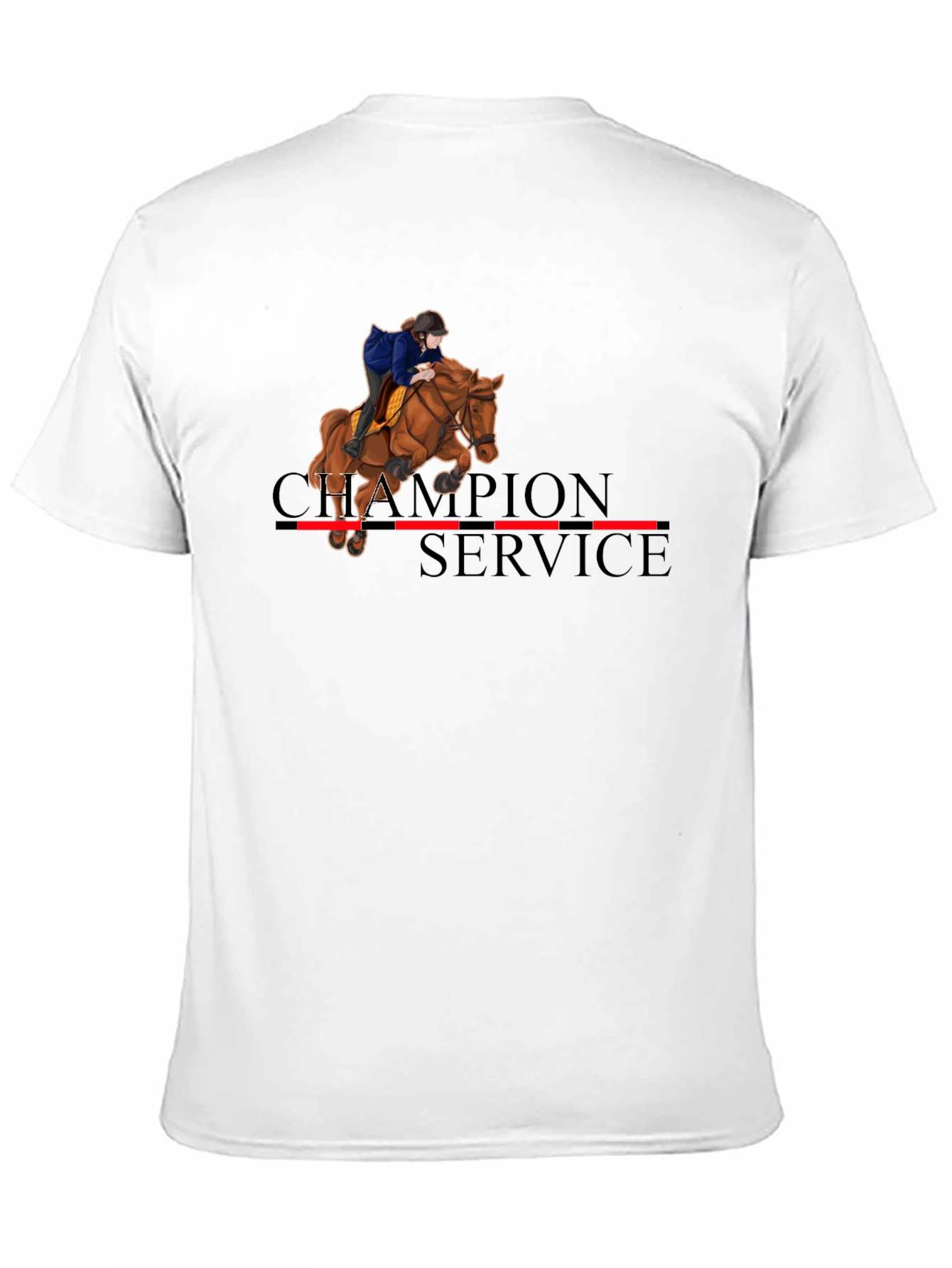 Equestrian Champion Service Black T-Shirt