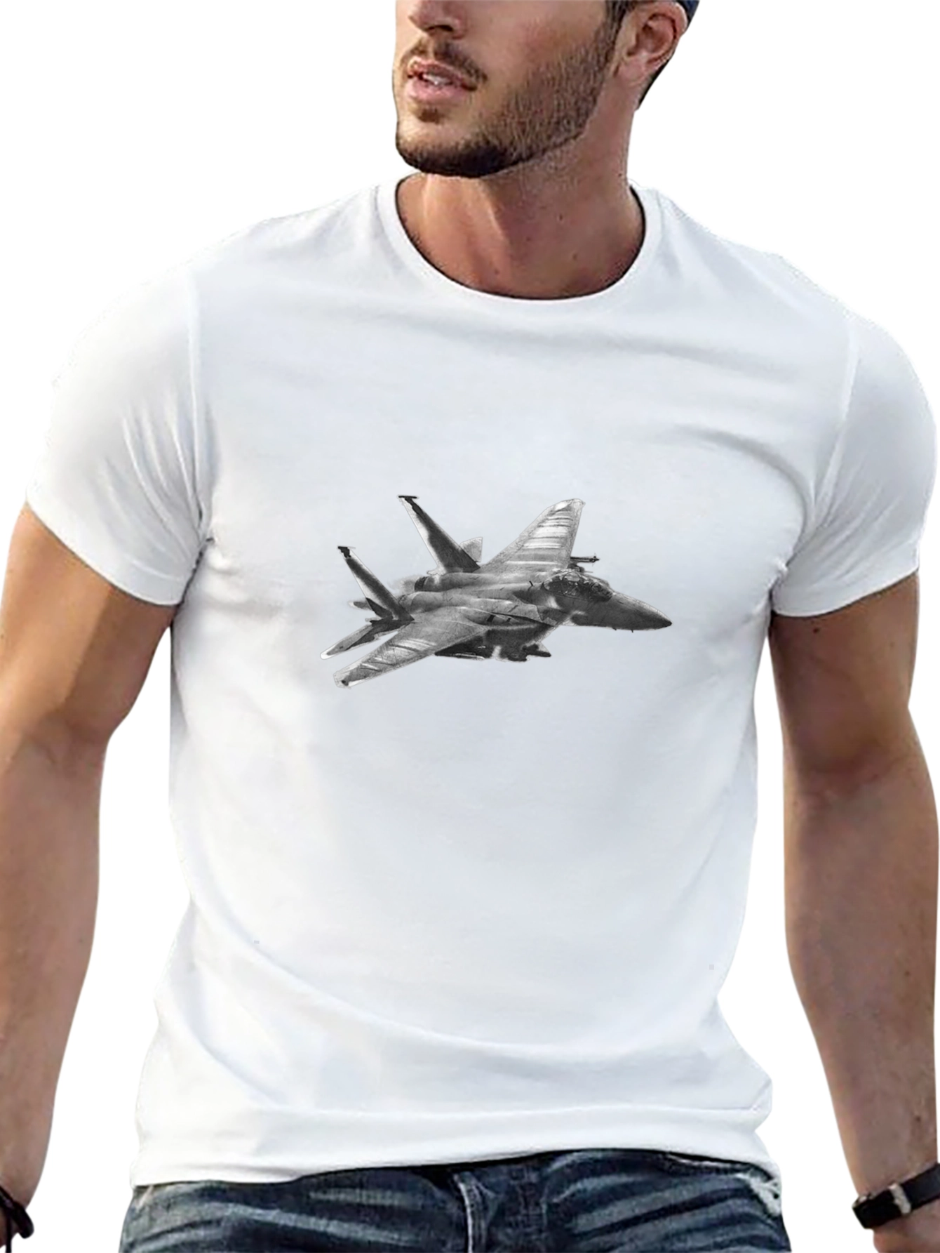 F-15 Eagle Jet Fighter Graphic T-Shirt