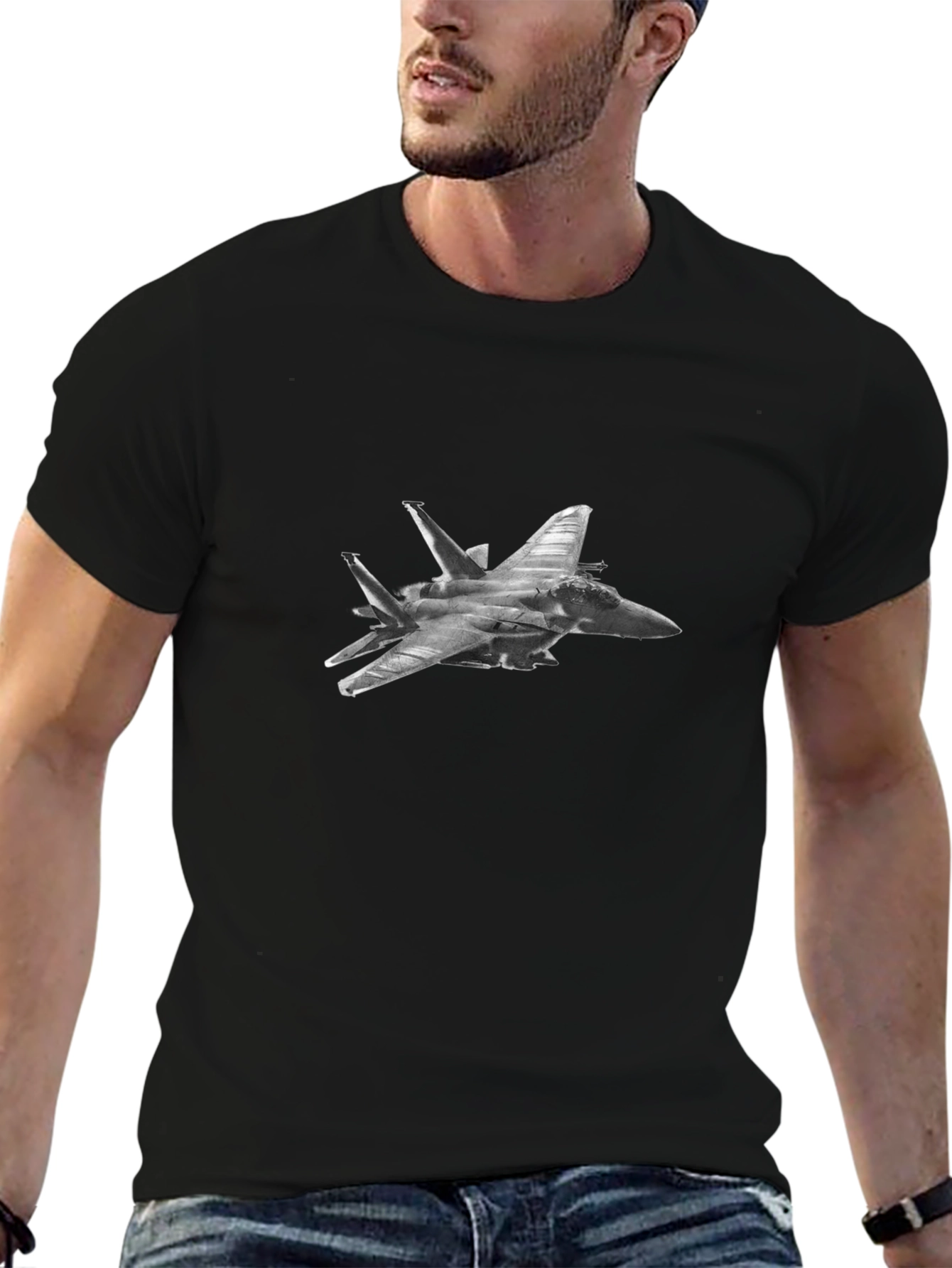F-15 Eagle Jet Fighter Graphic T-Shirt