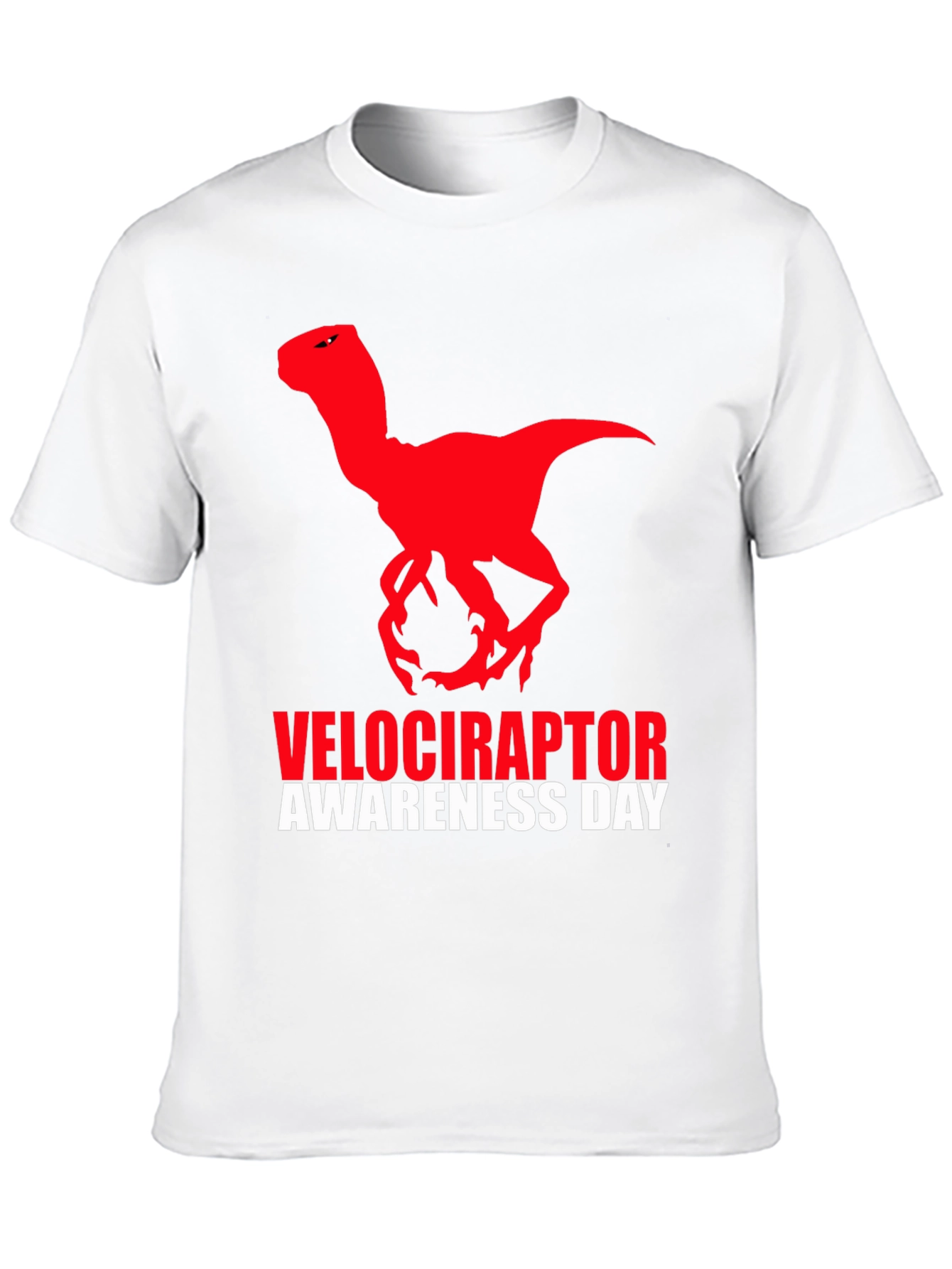 Velociraptor Awareness Day T-Shirt - Black
