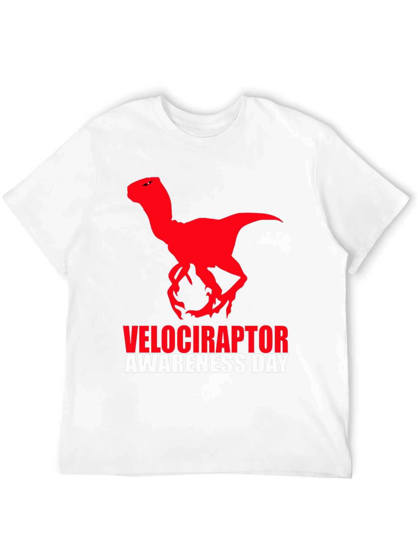 Velociraptor Awareness Day T-Shirt - Black