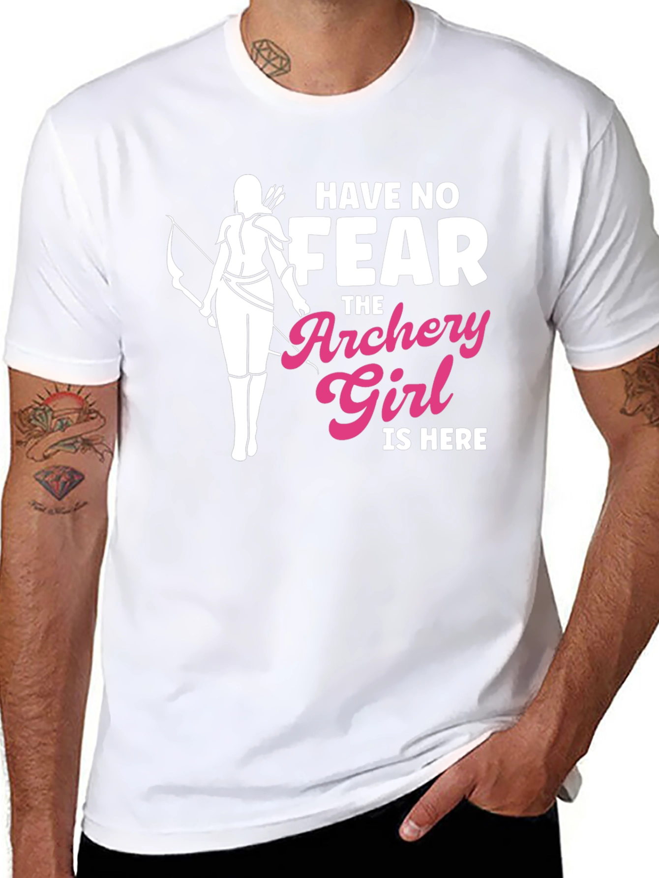 Archery Girl T-Shirt - Have No Fear Arrow Tee