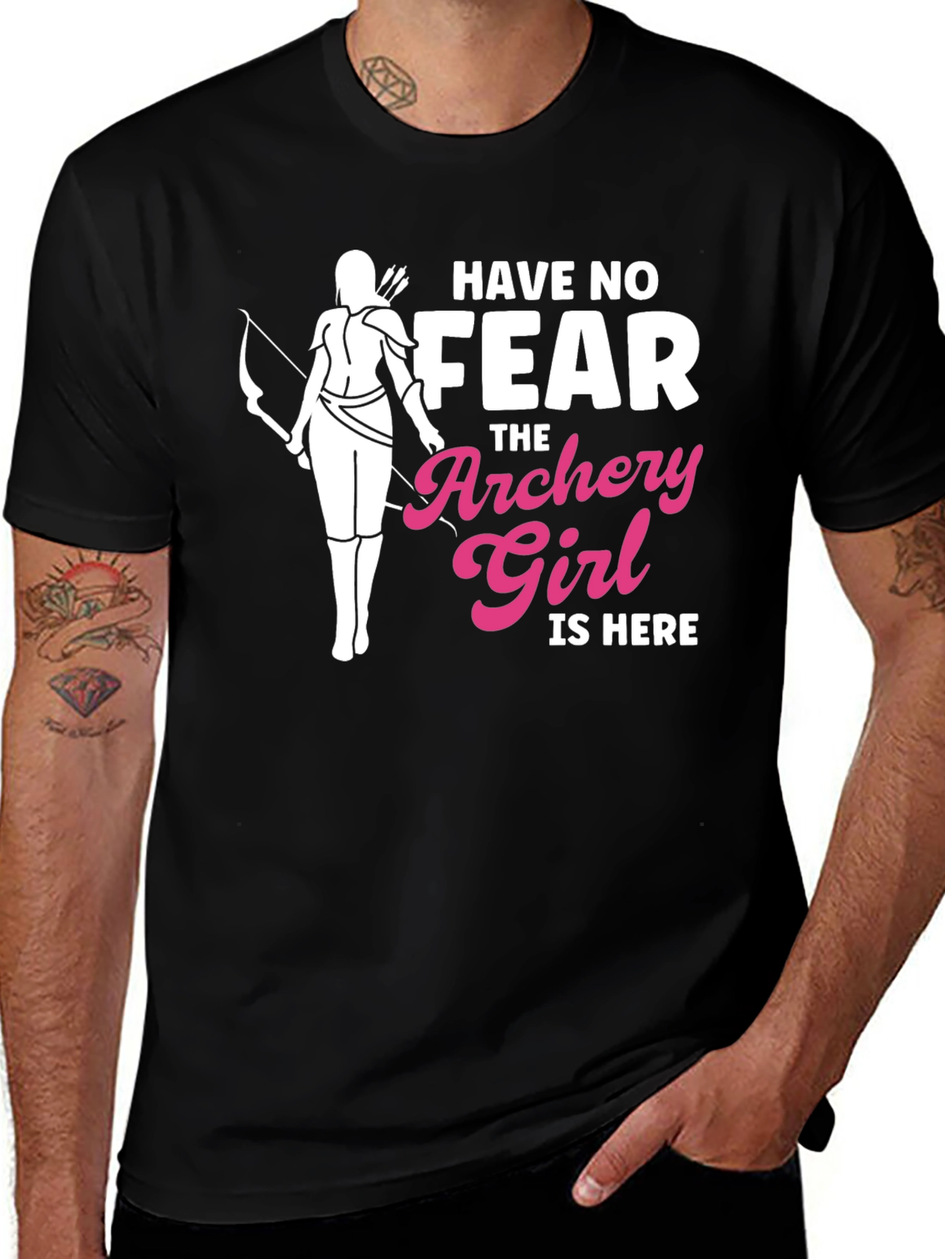 Archery Girl T-Shirt - Have No Fear Arrow Tee