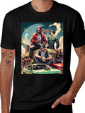 Anime Car Crew Black T-Shirt