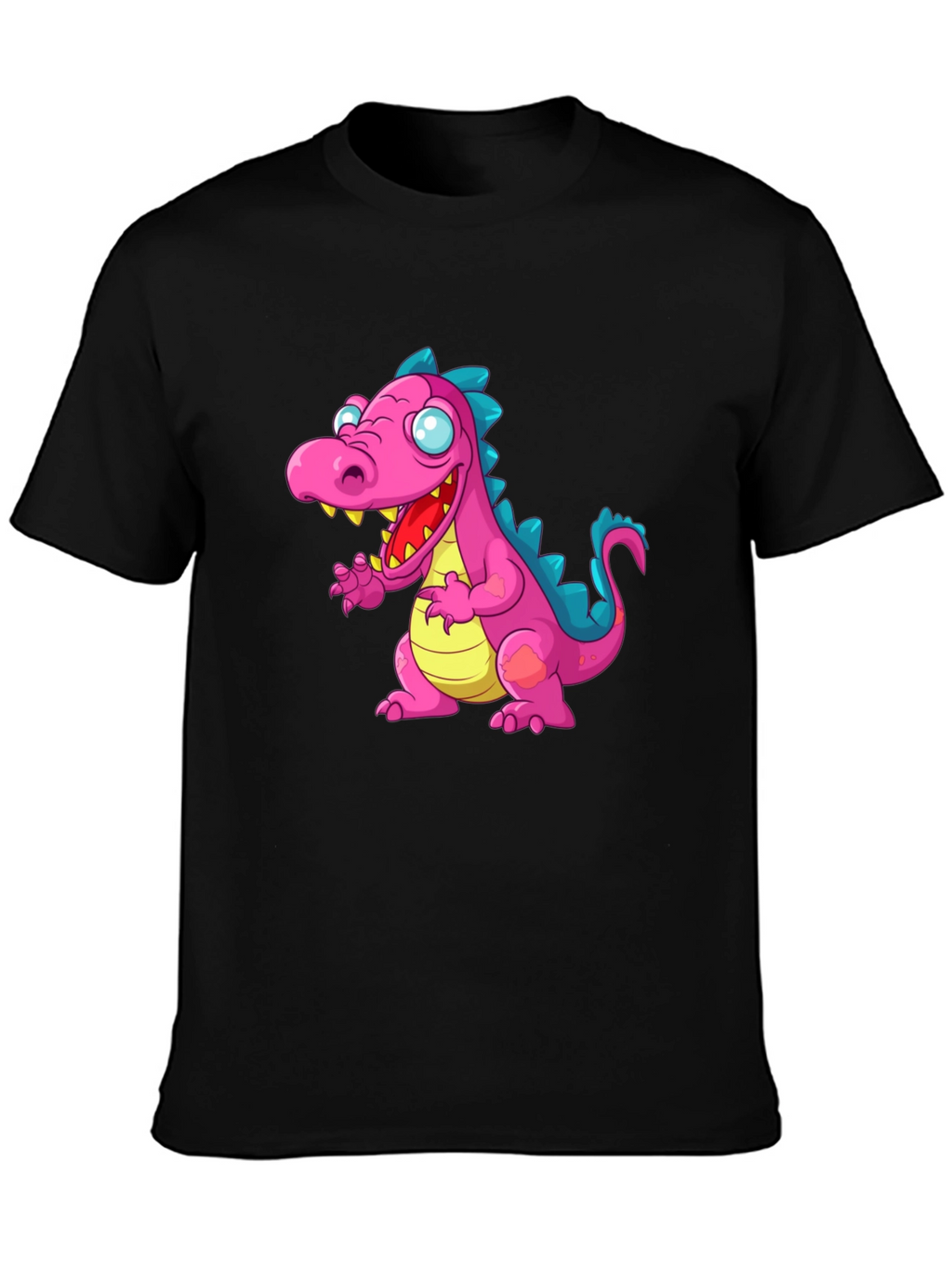 Dinosaur Graphic Tee - Mens Black T-Shirt