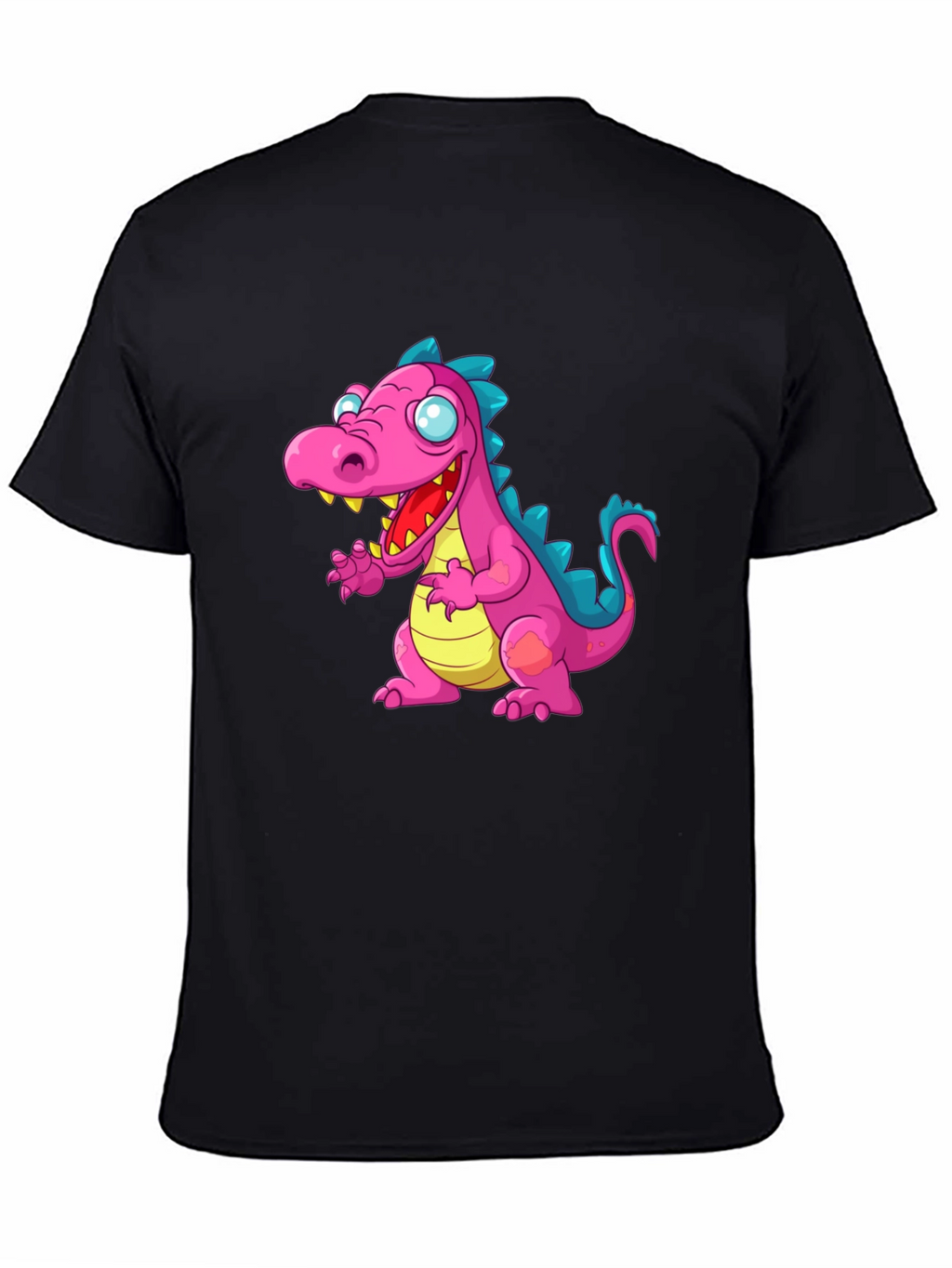 Dinosaur Graphic Tee - Mens Black T-Shirt