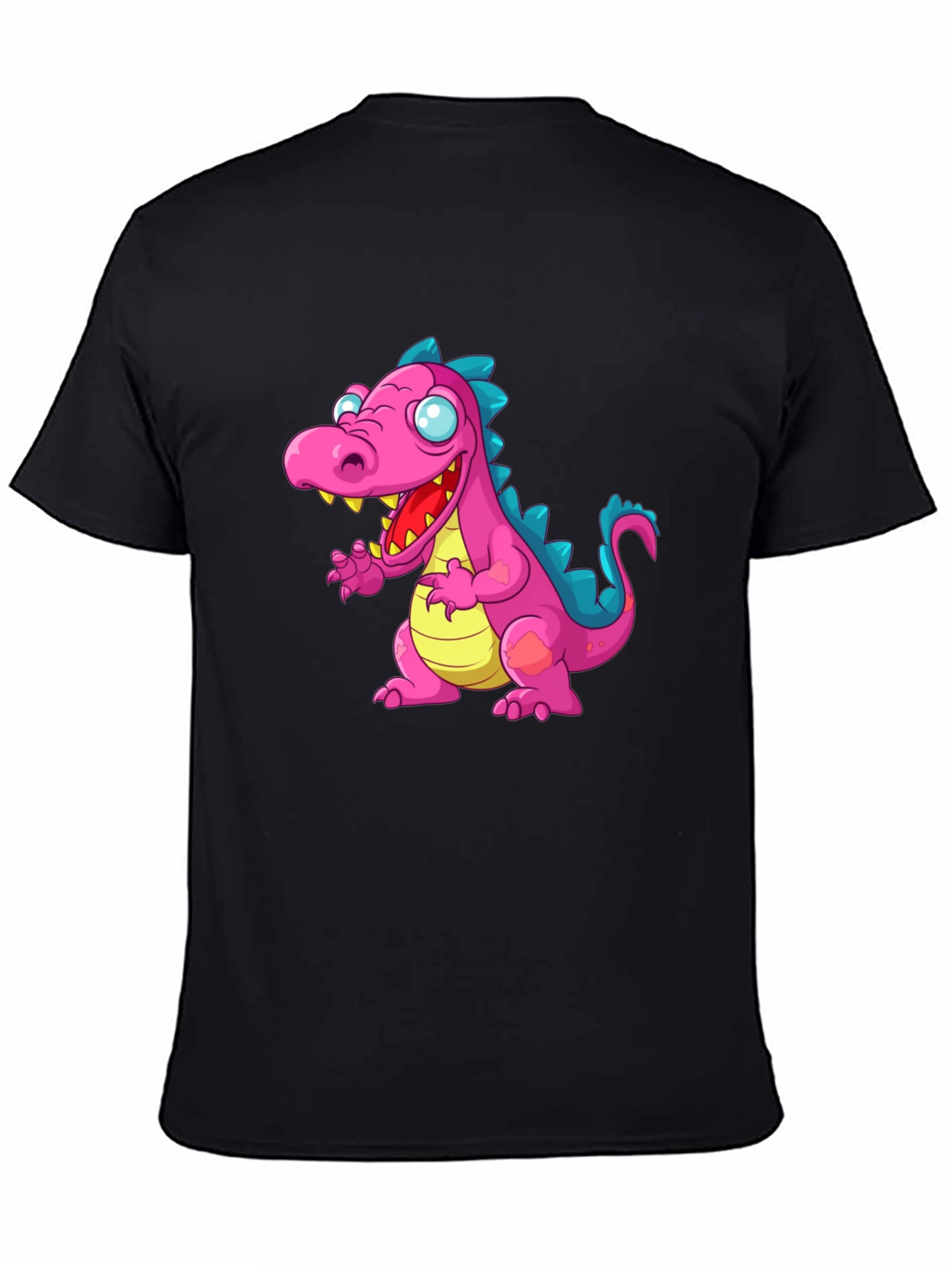 Dinosaur Graphic Tee - Mens Black T-Shirt