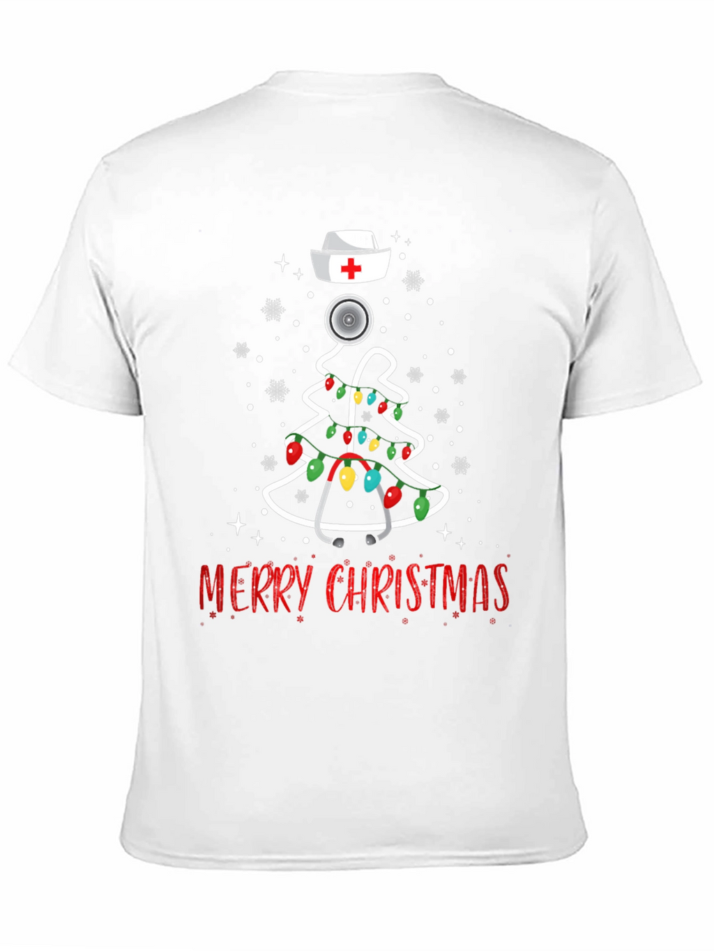 Nurse Christmas Tree T-Shirt - Merry Christmas Tee
