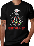 Nurse Christmas Tree T-Shirt - Merry Christmas Tee