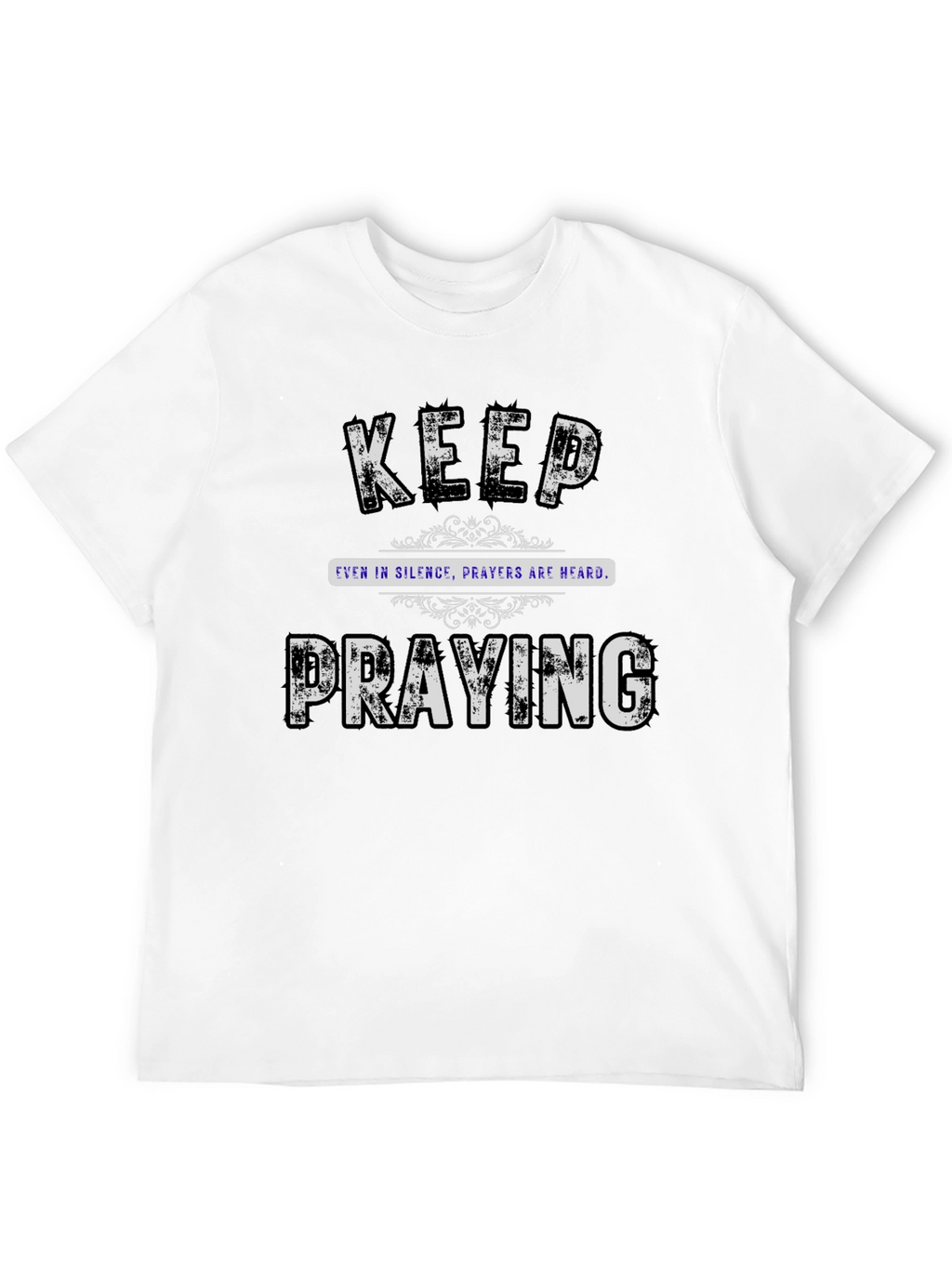 Keep Praying Graphic Tee - Black