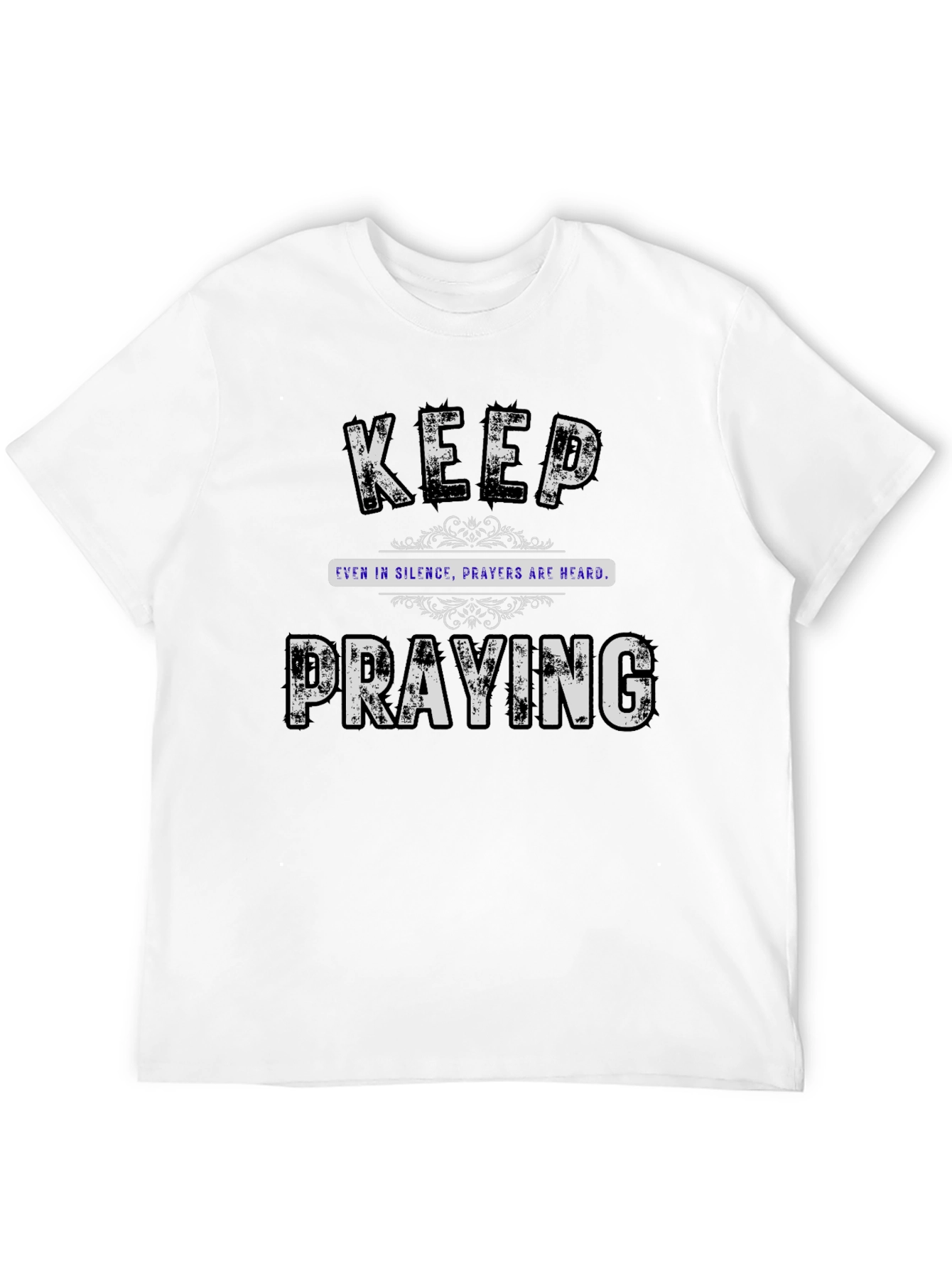 Keep Praying Graphic Tee - Black