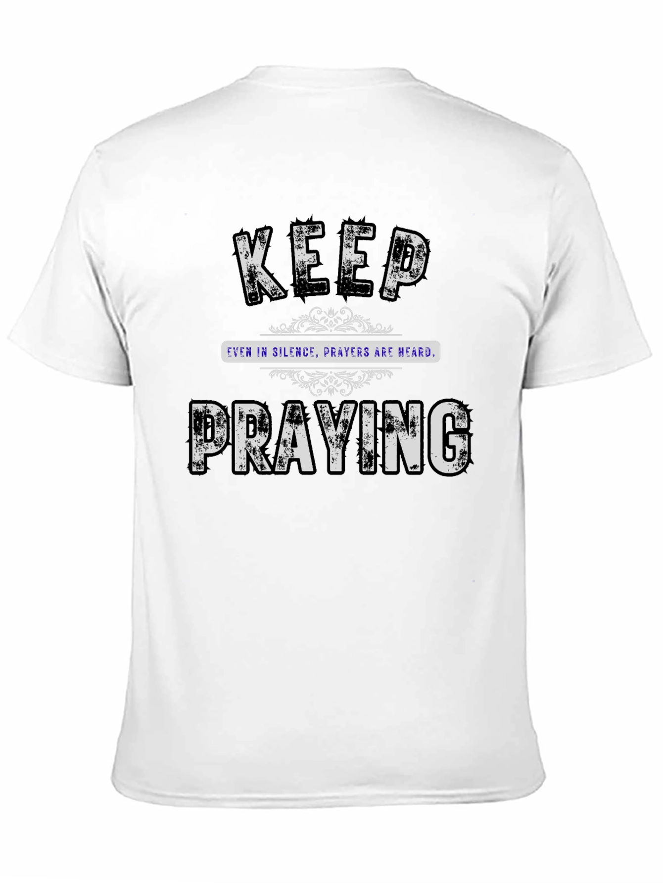 Keep Praying Graphic Tee - Black