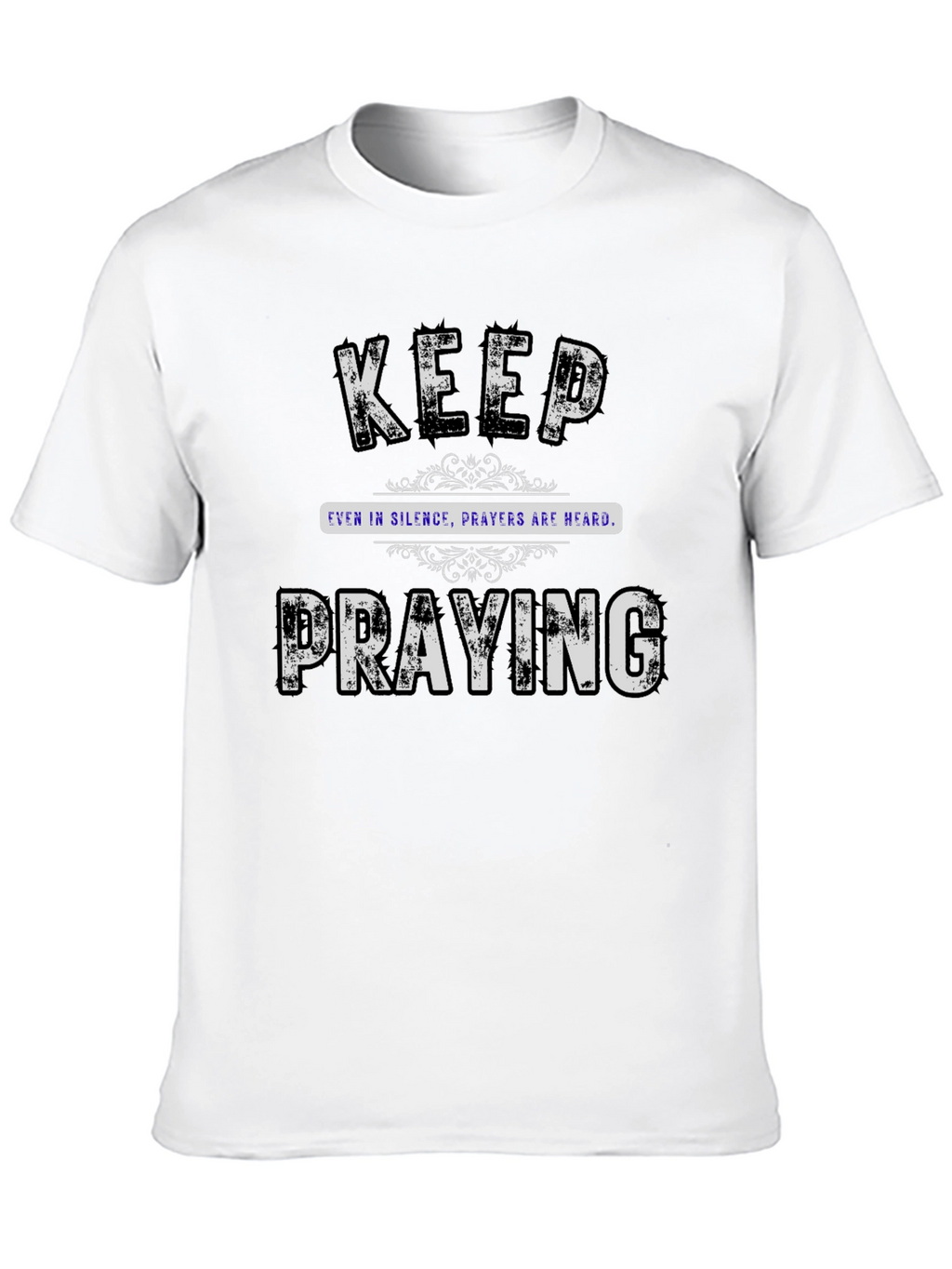 Keep Praying Graphic Tee - Black