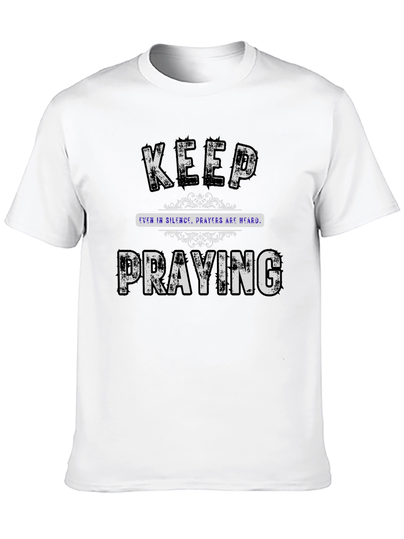 Keep Praying Graphic Tee - Black
