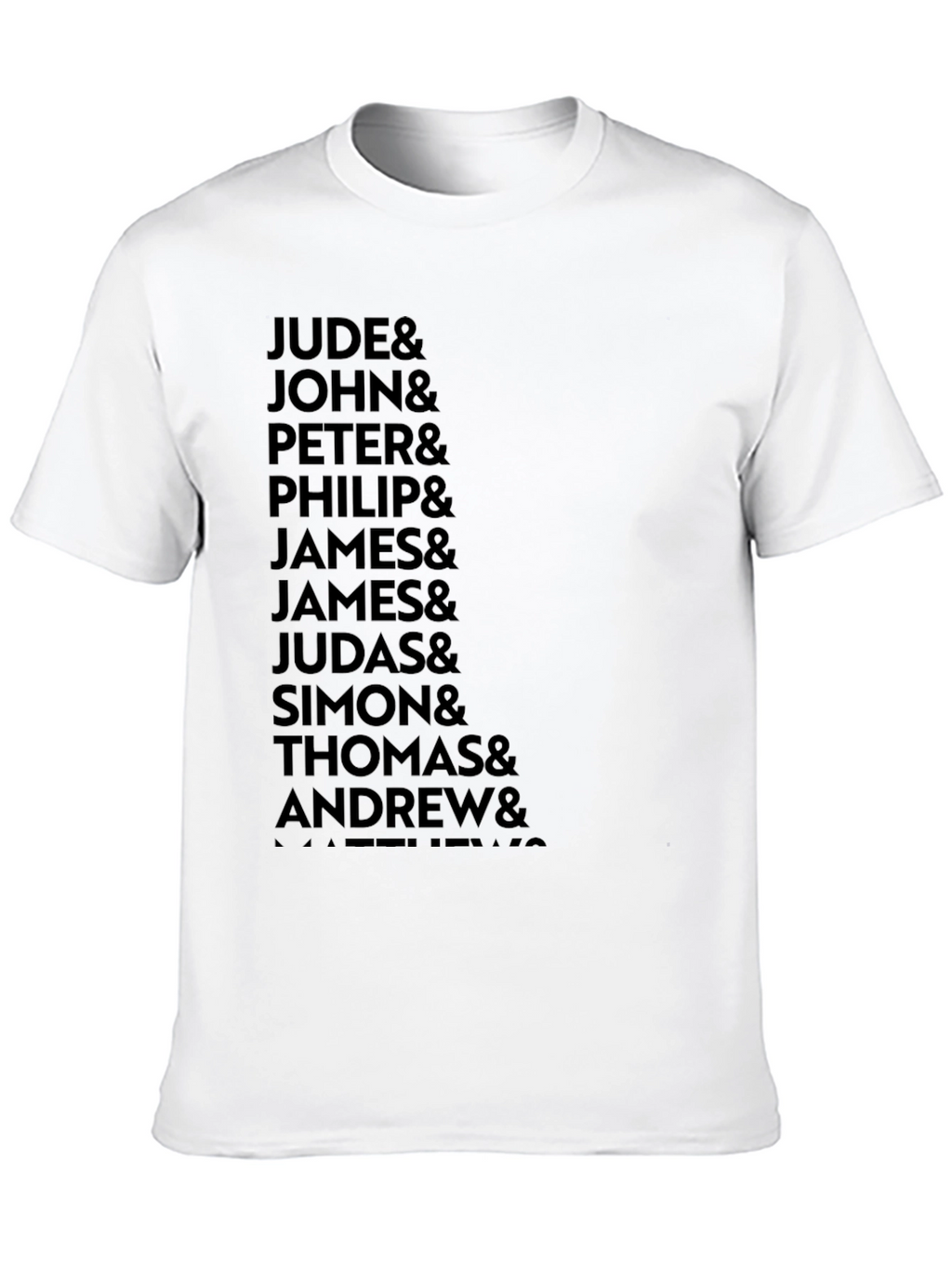 Twelve Apostles Black T-Shirt