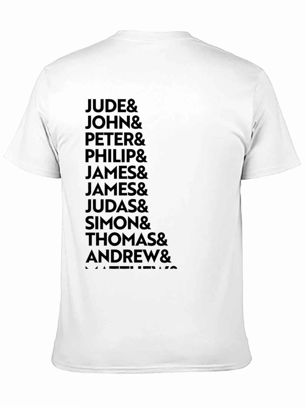 Twelve Apostles Black T-Shirt