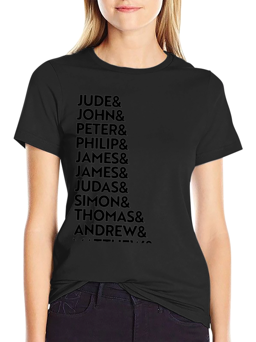 Twelve Apostles Black T-Shirt