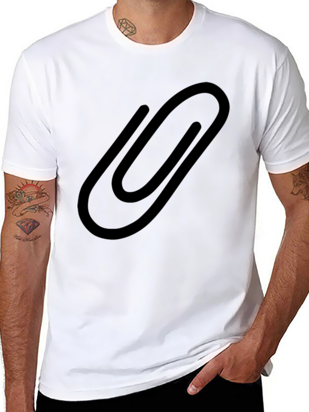 Paperclip Graphic T-Shirt
