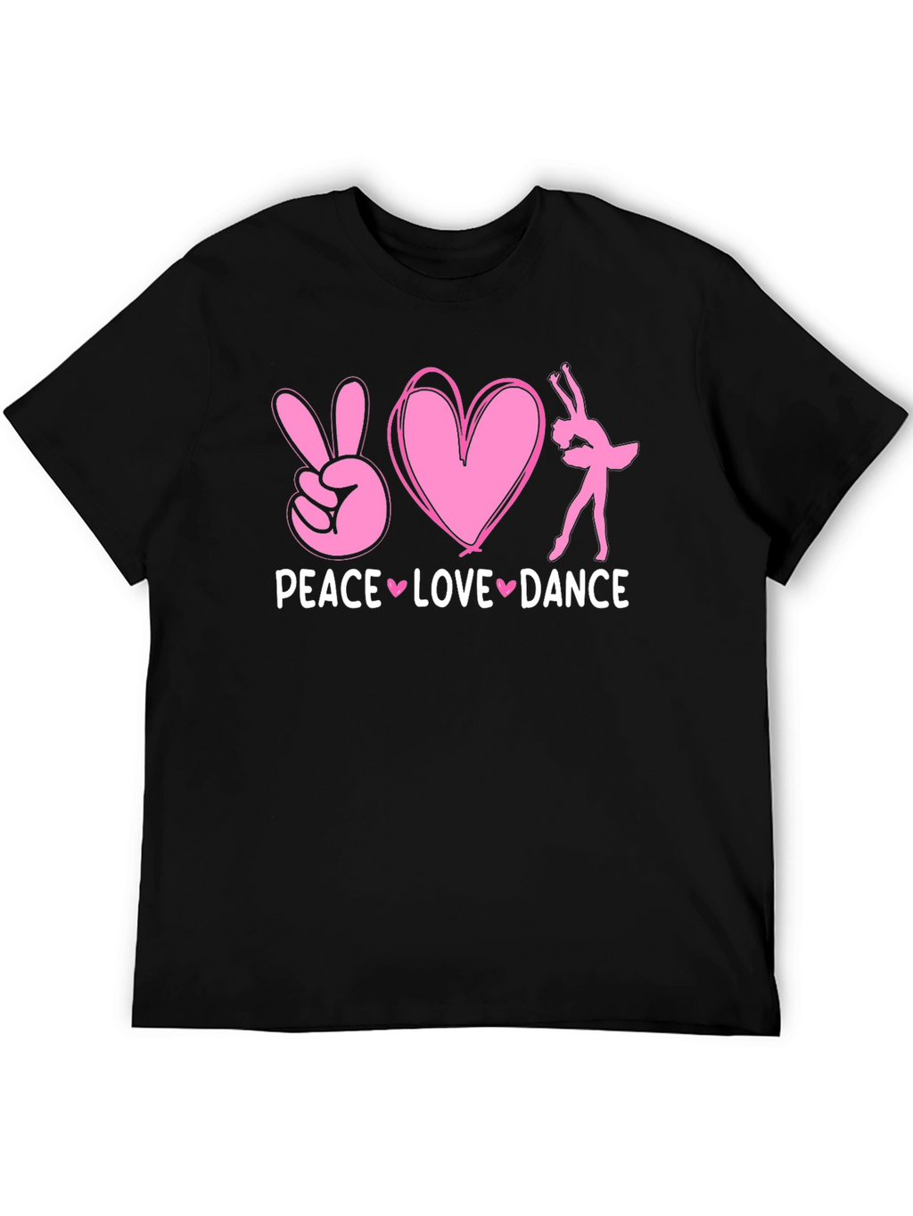 Peace Love Dance Graphic T-Shirt