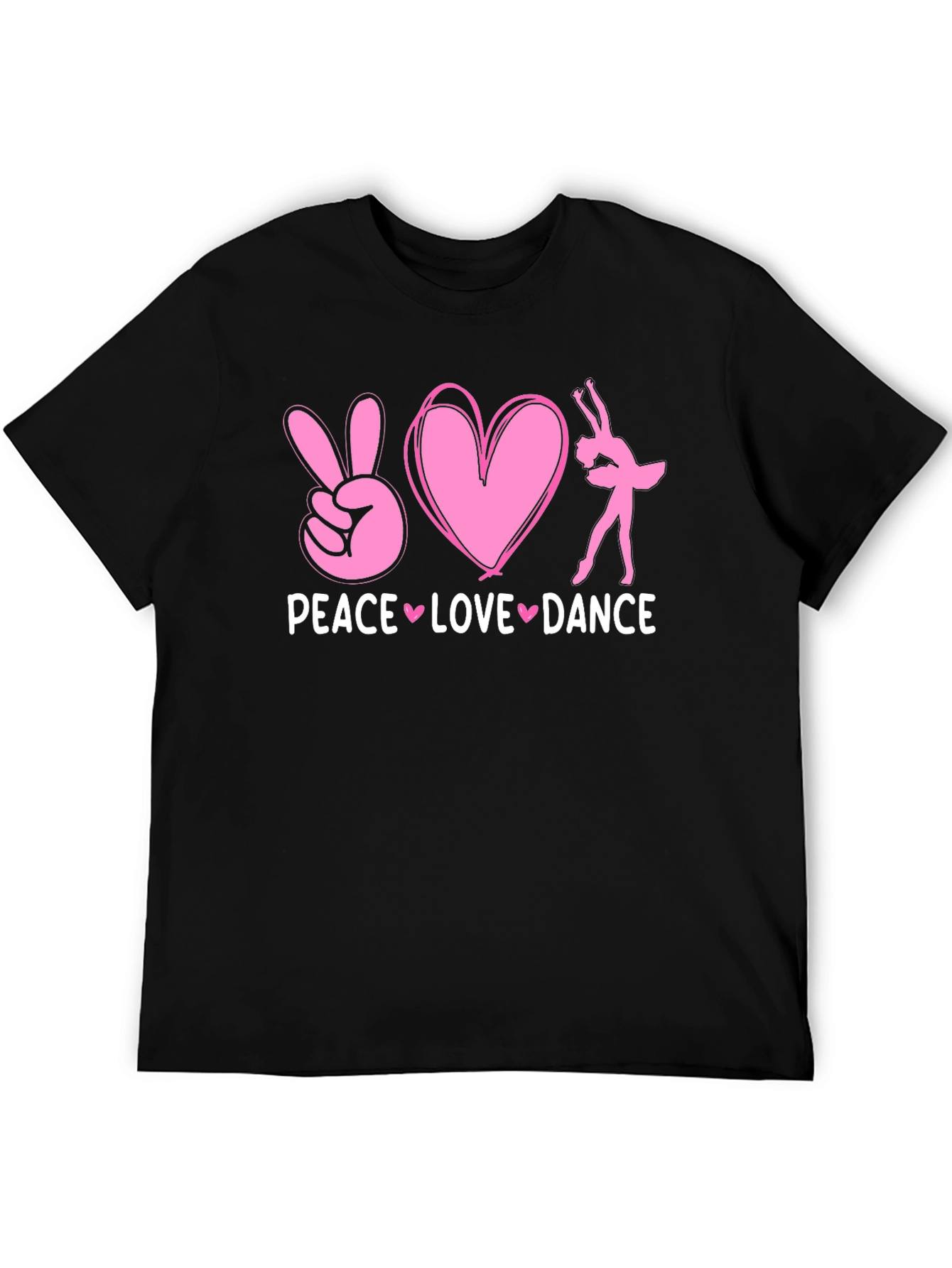 Peace Love Dance Graphic T-Shirt