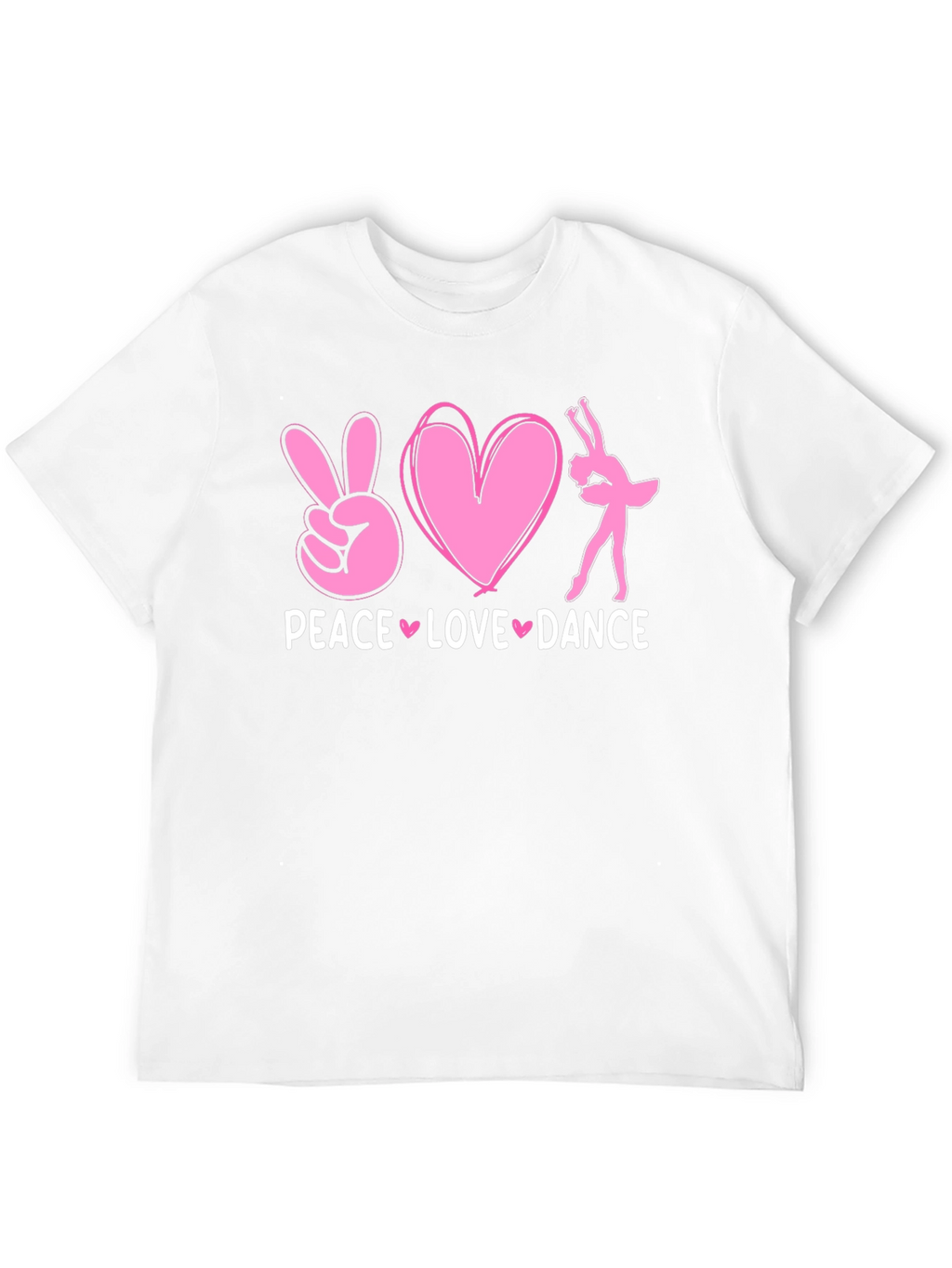 Peace Love Dance Graphic T-Shirt