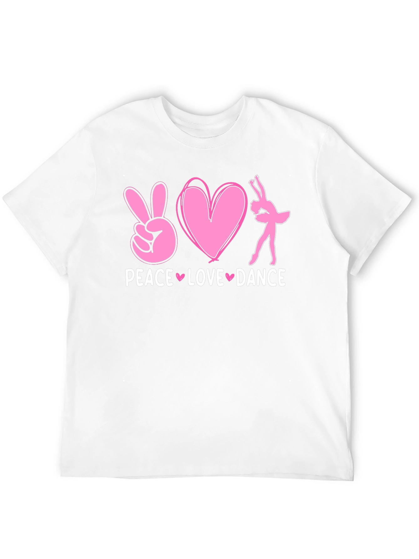 Peace Love Dance Graphic T-Shirt