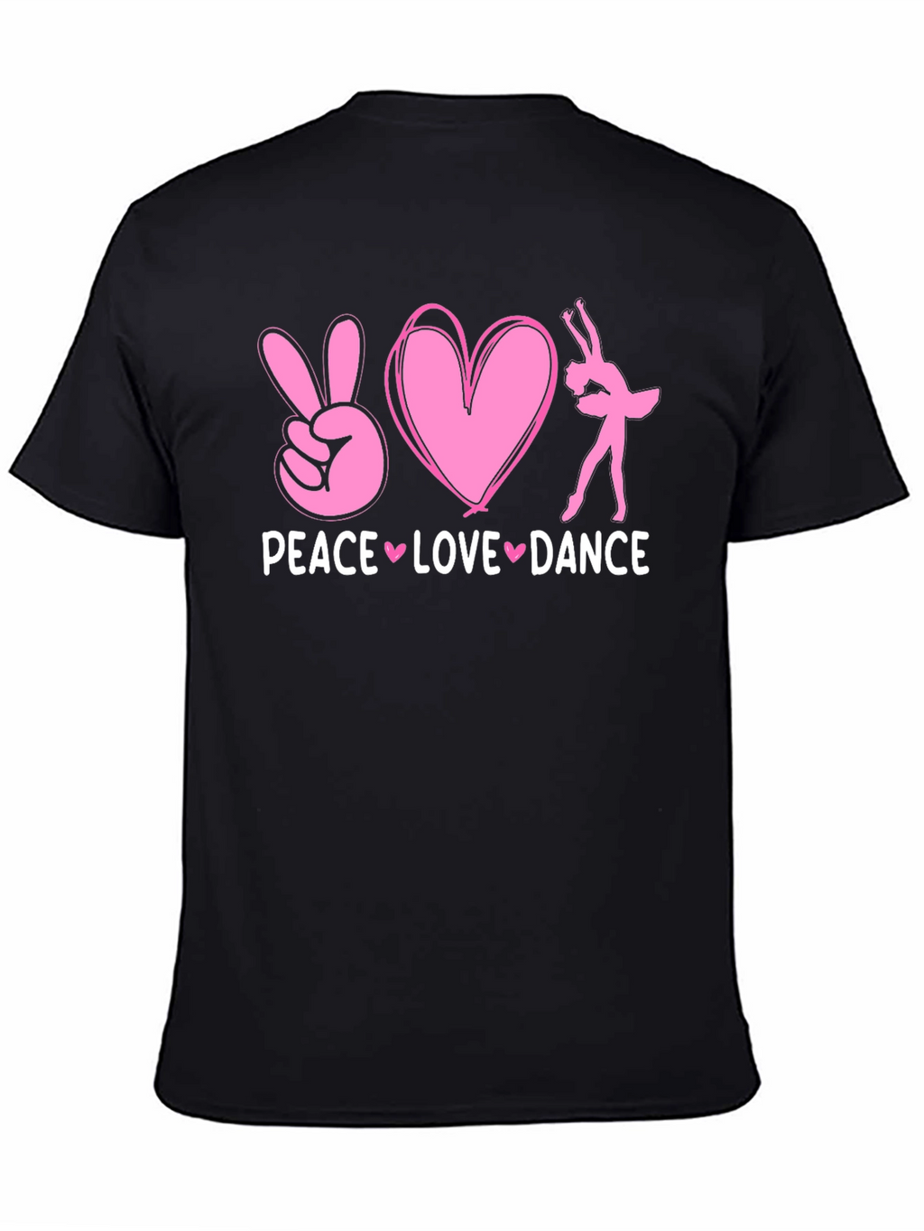 Peace Love Dance Graphic T-Shirt