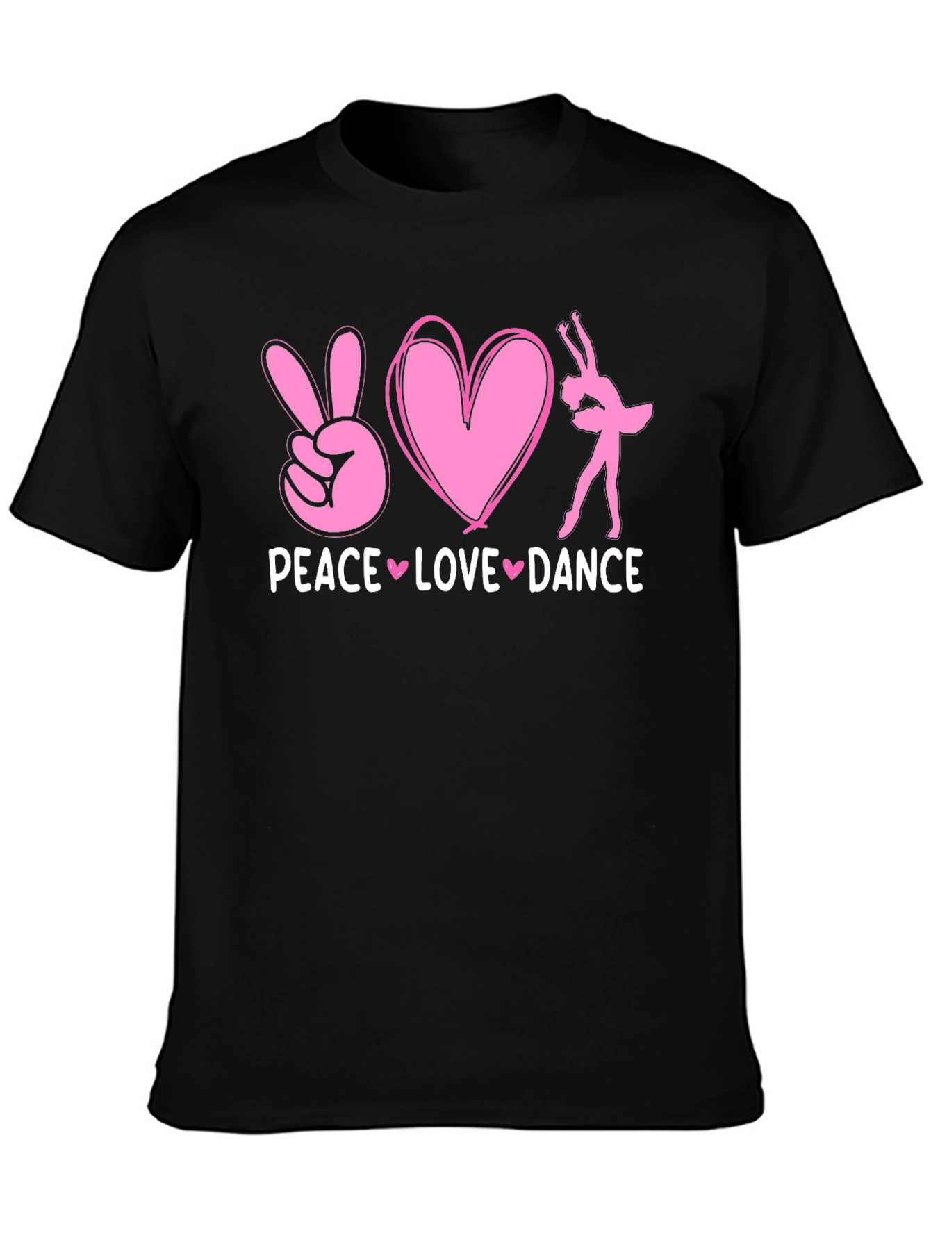 Peace Love Dance Graphic T-Shirt