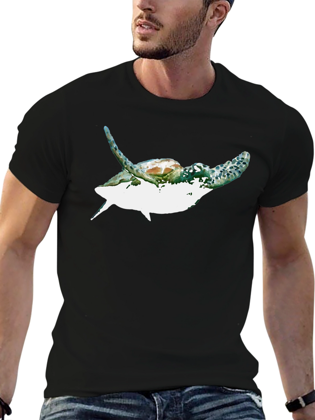 Sea Turtle Graphic Tee - Eco-Friendly Style