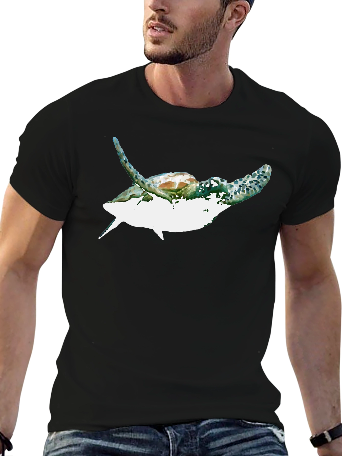 Sea Turtle Graphic Tee - Eco-Friendly Style