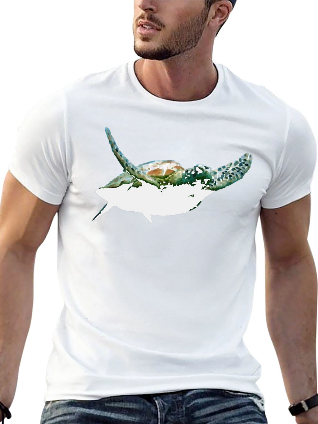 Sea Turtle Graphic Tee - Eco-Friendly Style