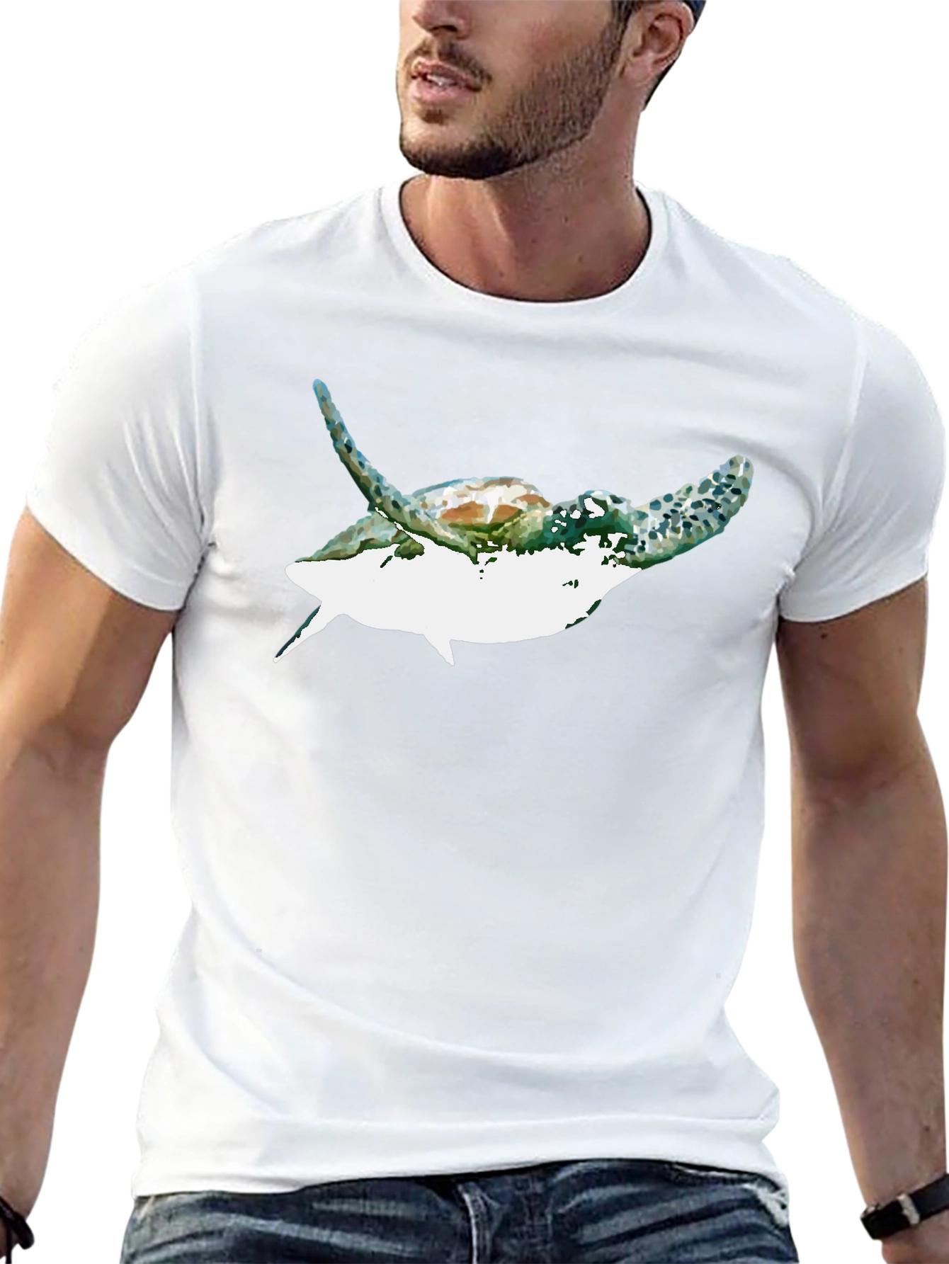 Sea Turtle Graphic Tee - Eco-Friendly Style