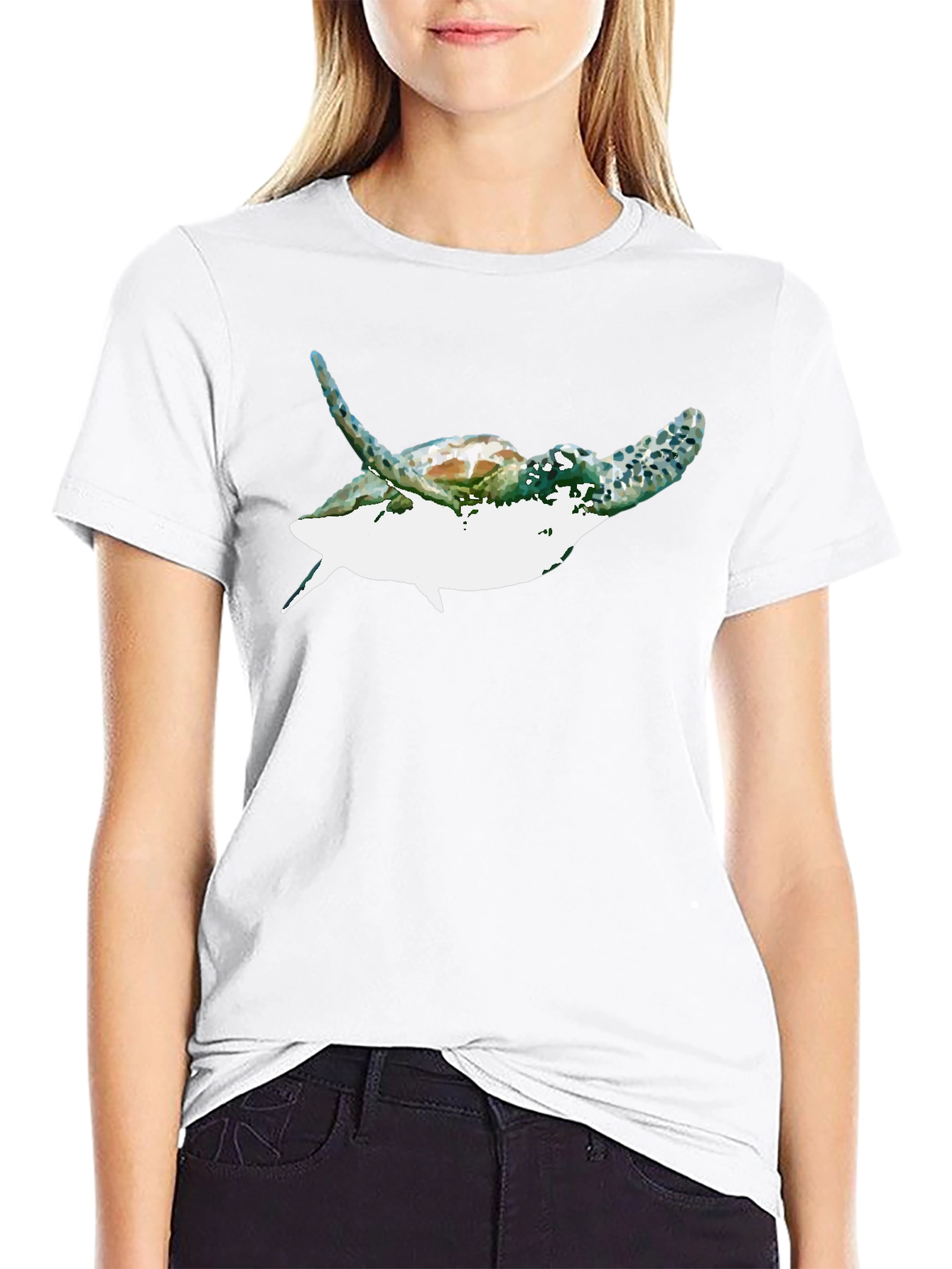 Sea Turtle Graphic Tee - Eco-Friendly Style