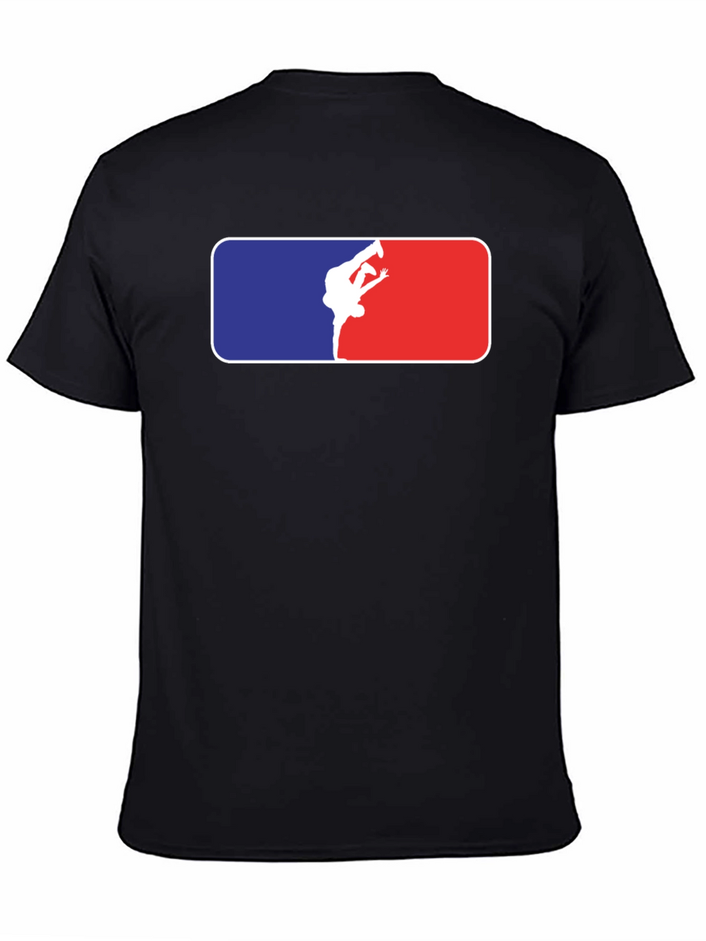 Breakdance Silhouette Graphic T-Shirt - Black
