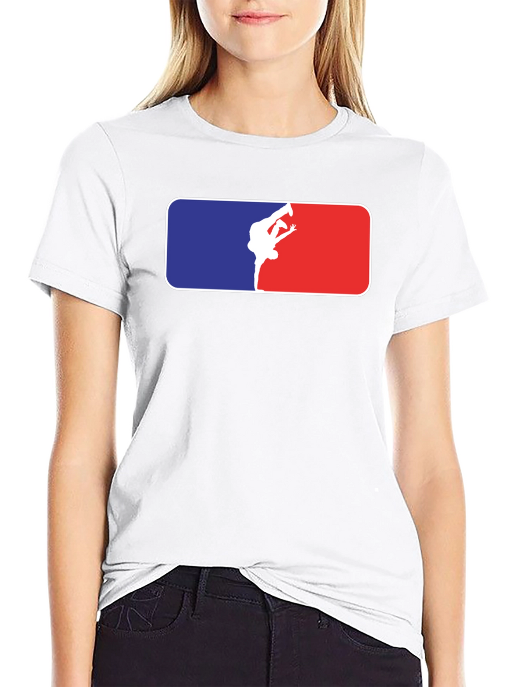 Breakdance Silhouette Graphic T-Shirt - Black
