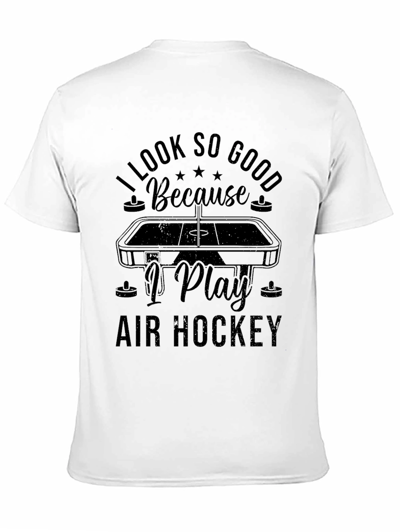 I Look So Good Air Hockey Graphic Tee