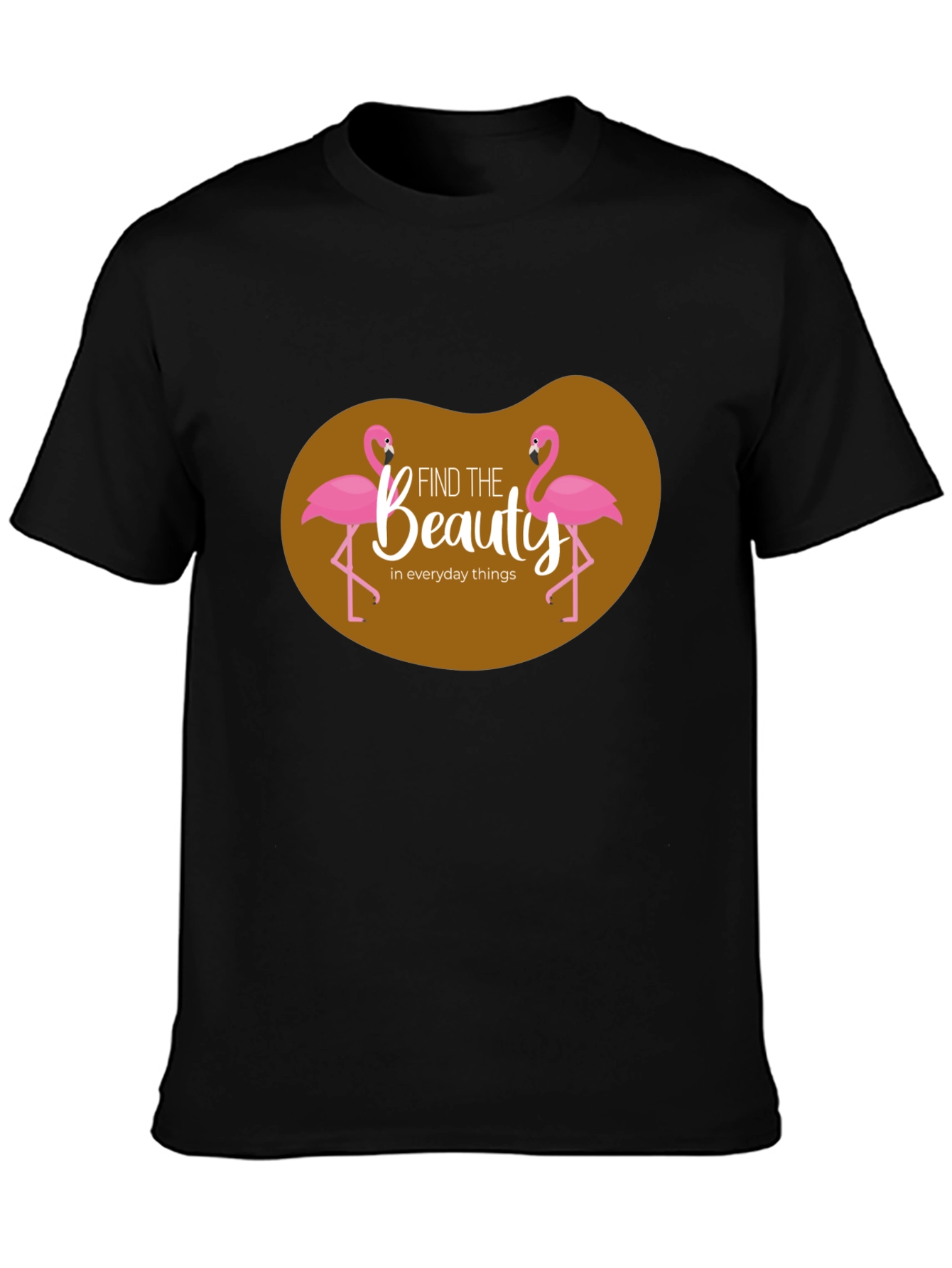 Find Beauty Flamingo Graphic T-Shirt